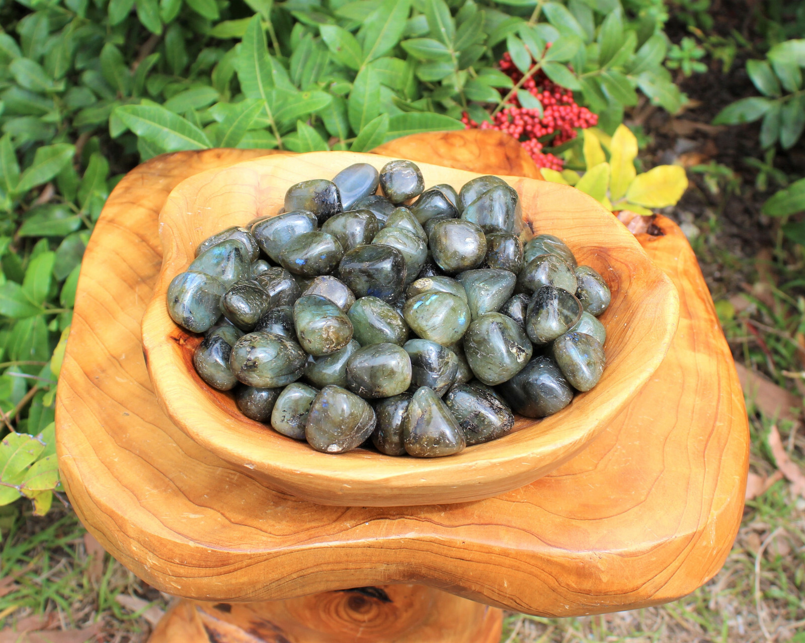 1 Labradorite Tumbled Stone (Premium Quality ‘A’ Grade)