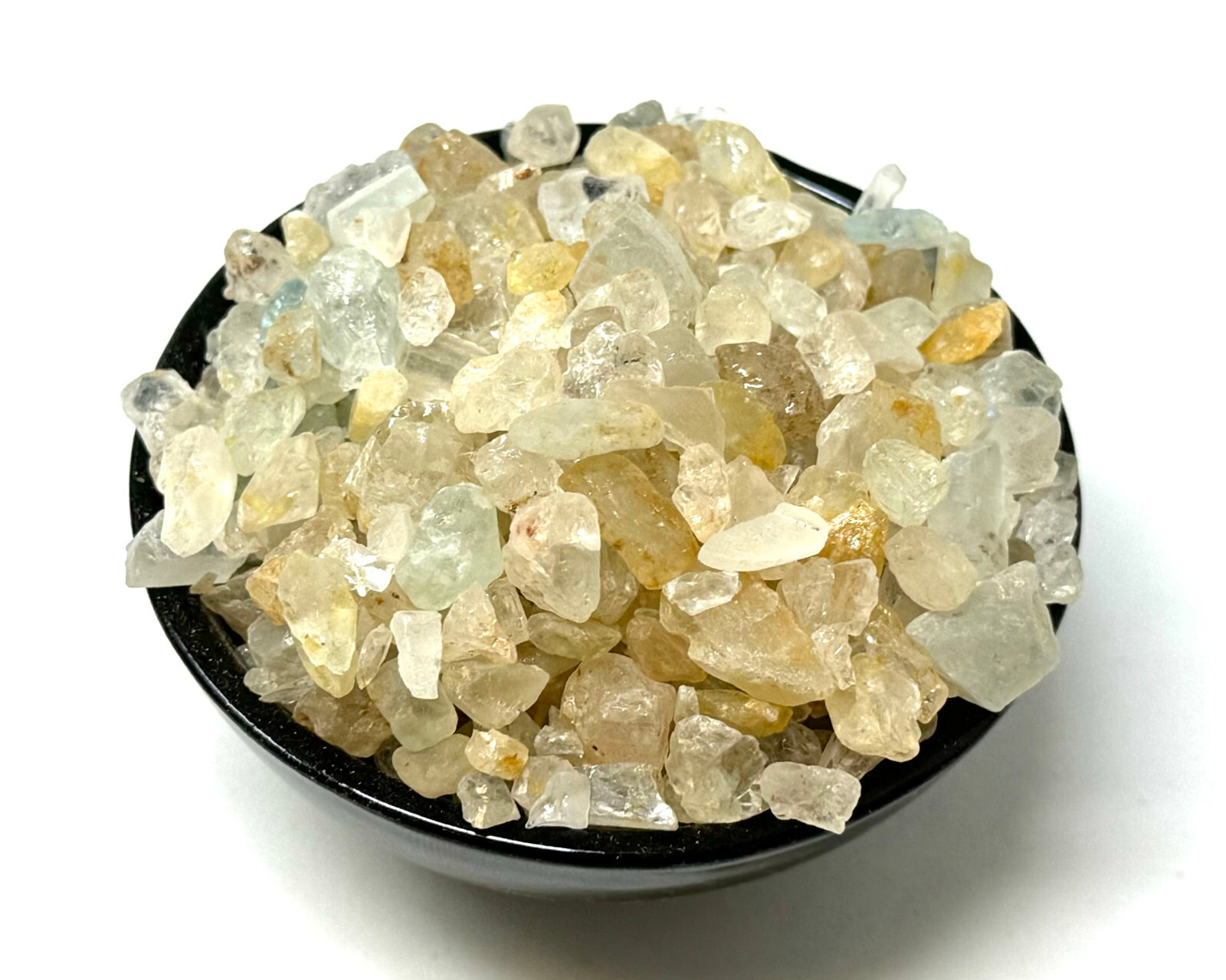 1 lb Bulk Lot Natural Rough Topaz Crystals (Raw Yellow Healing Gemstones 16 oz)