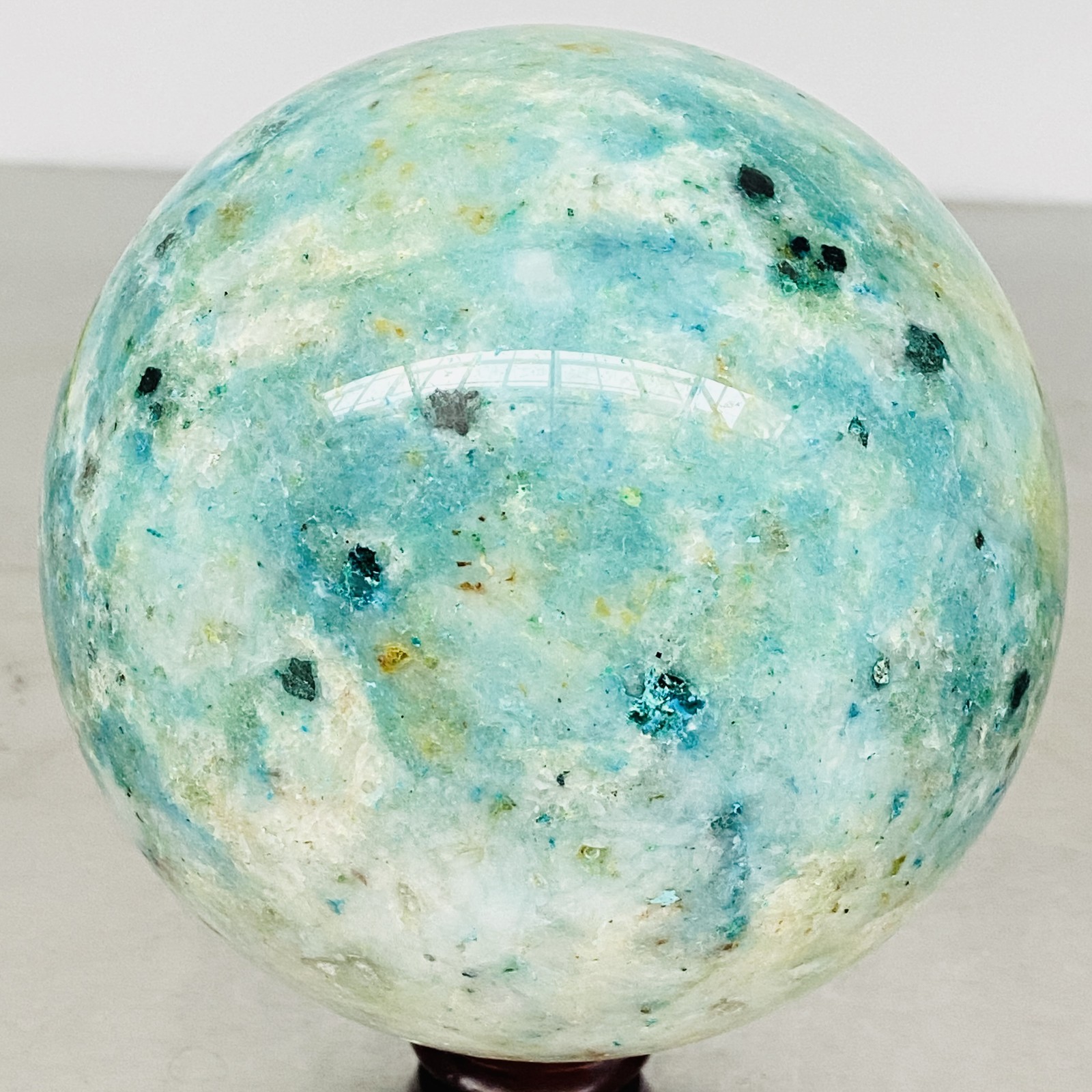 Natural phoenix stone crystal ball healing stone 2660g