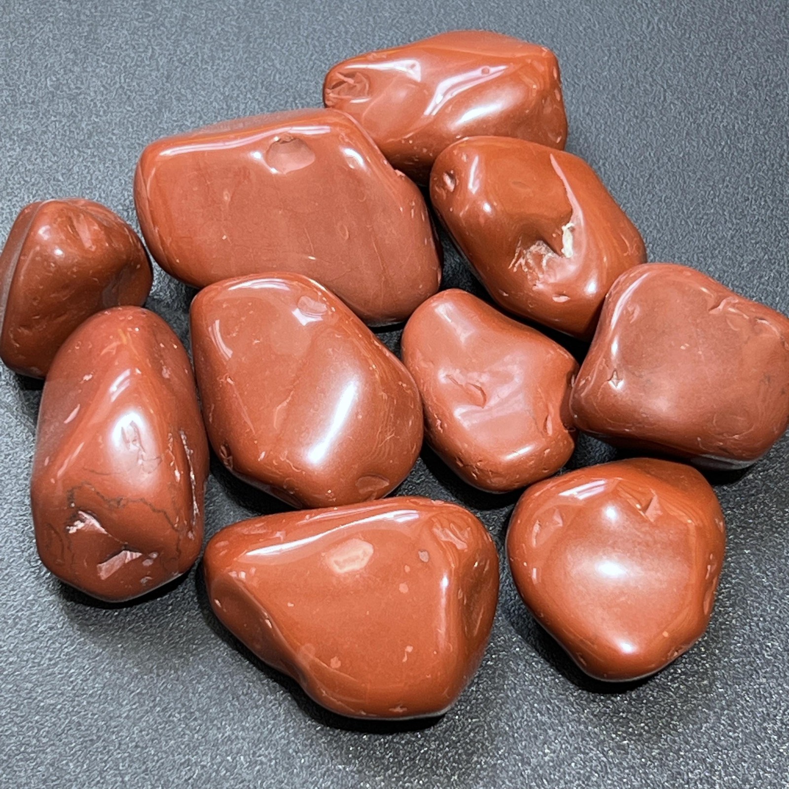 Large Red Jasper Tumbled Stones (By The Piece Or Pound) Genuine Natural Mineral