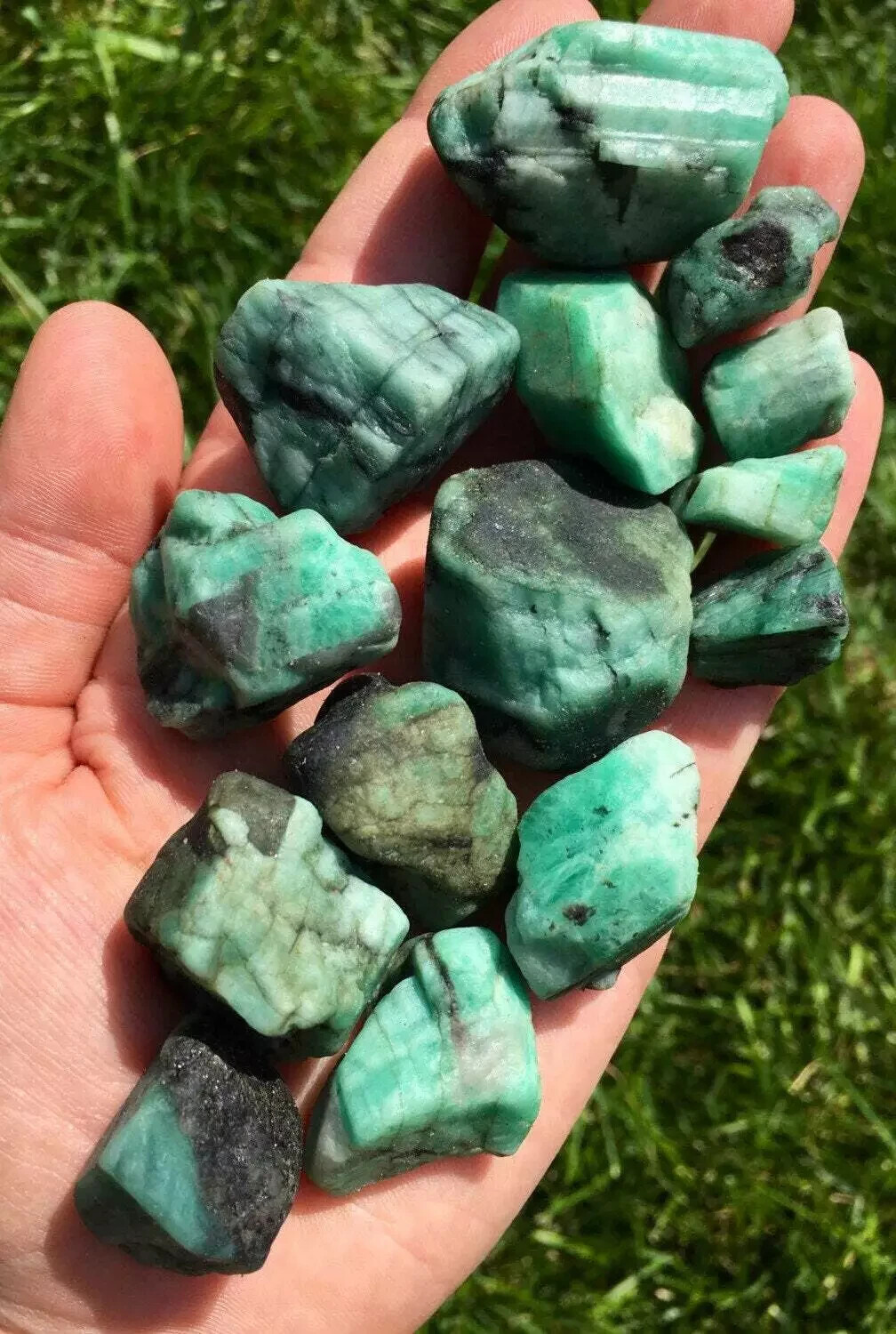 Natural Emerald Raw Stone -Crystal Mineral Specimen Reiki Healing Energy Gifts