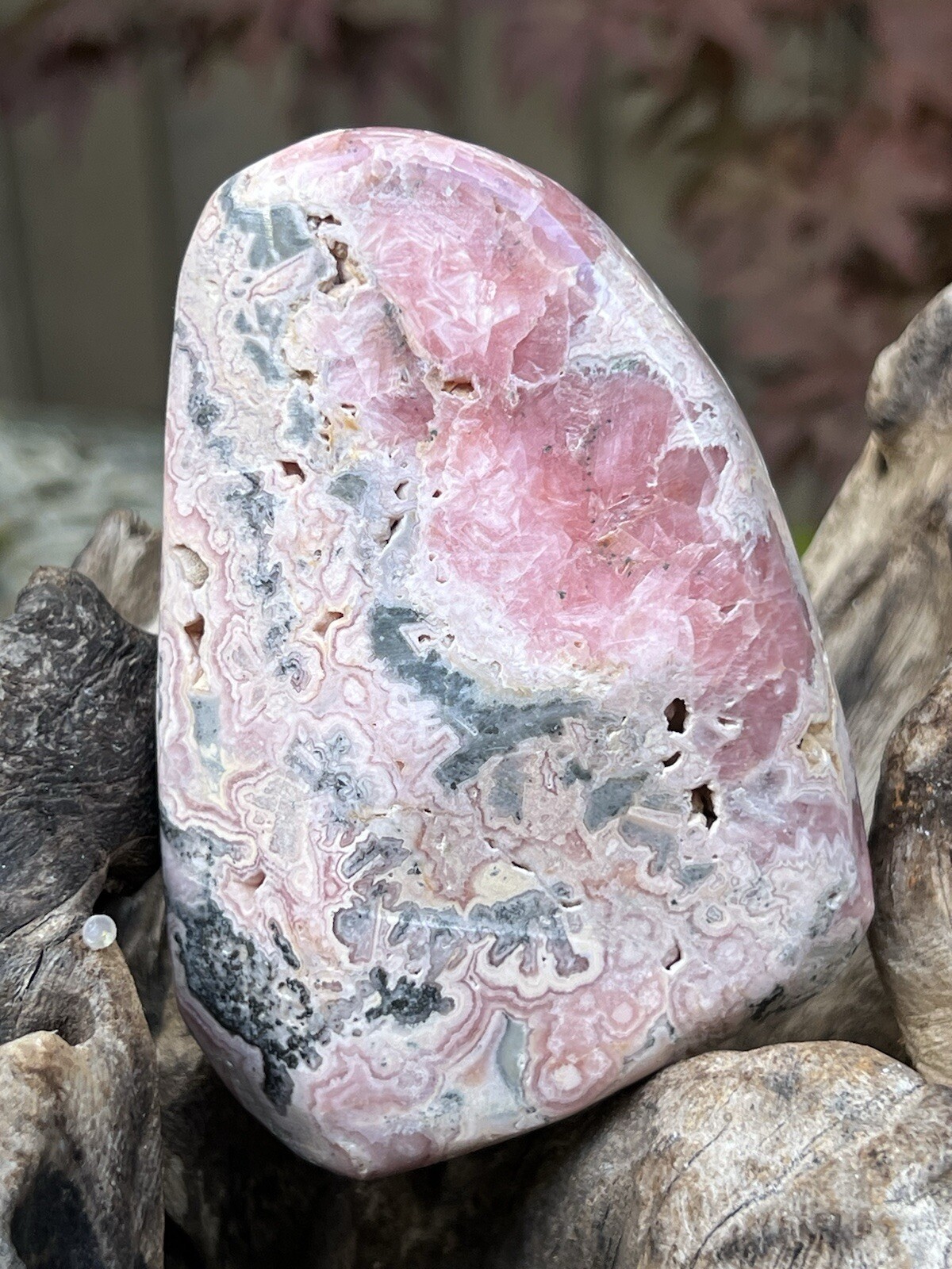 Rhodochrosite Large Crystal Freeform AAA+ : Love / Compassion Argentina 425g 32