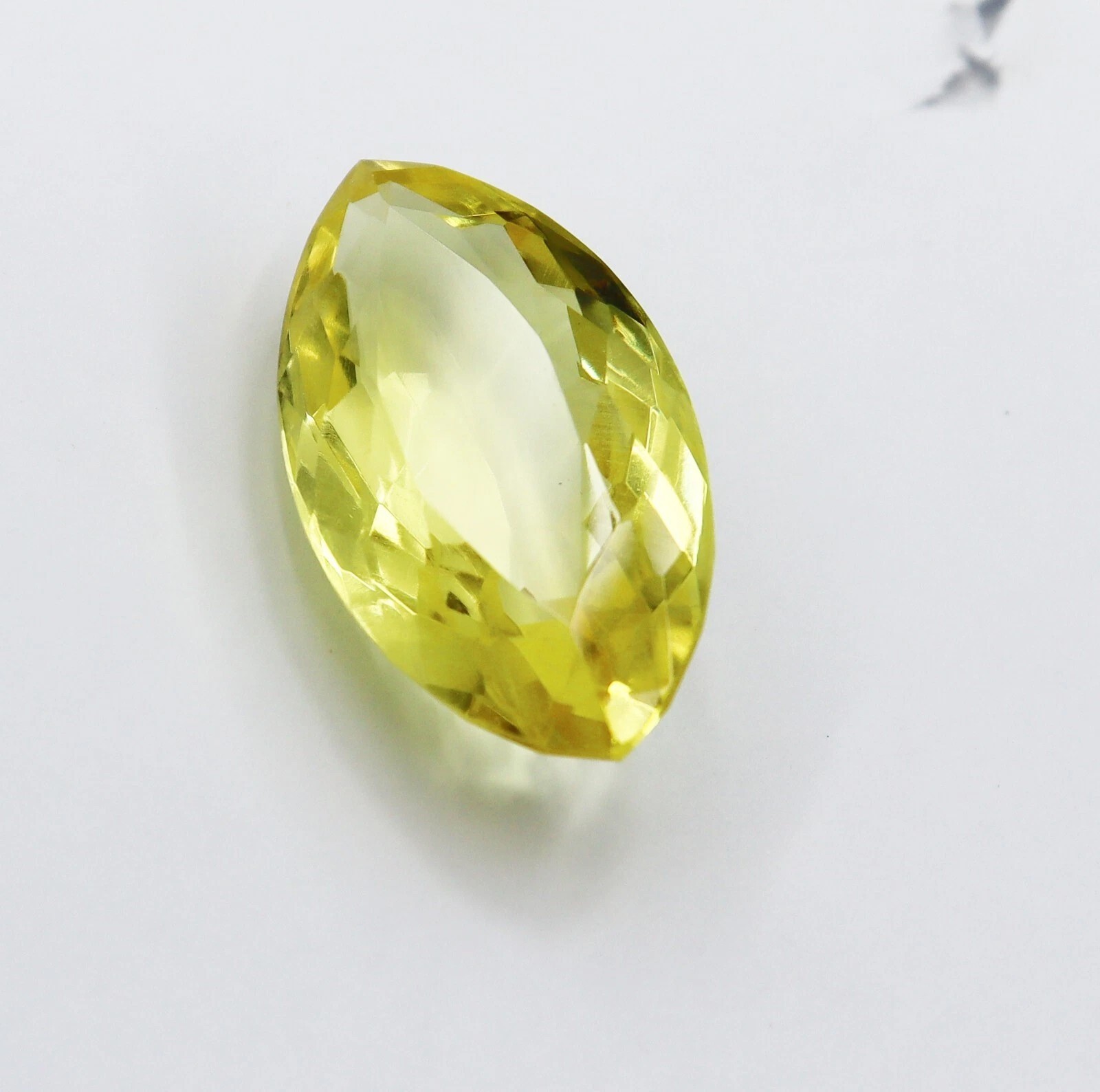 Marquise Cut Yellow Sapphire AAA+51 Ct Gemstone GGI Certified Loose Gemstone