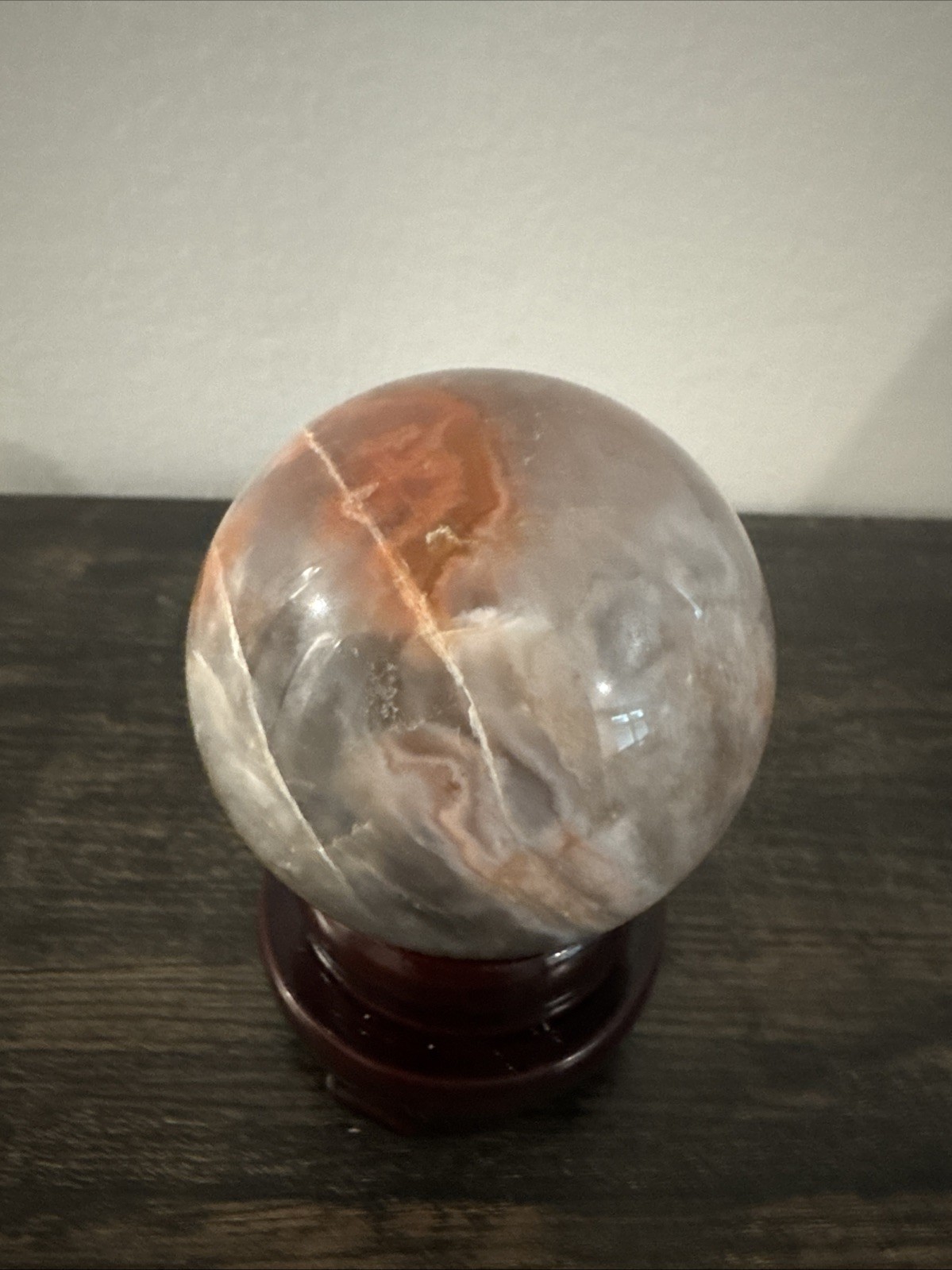 Polychrome Jasper Crystal Sphere 371 Grams 64 mm