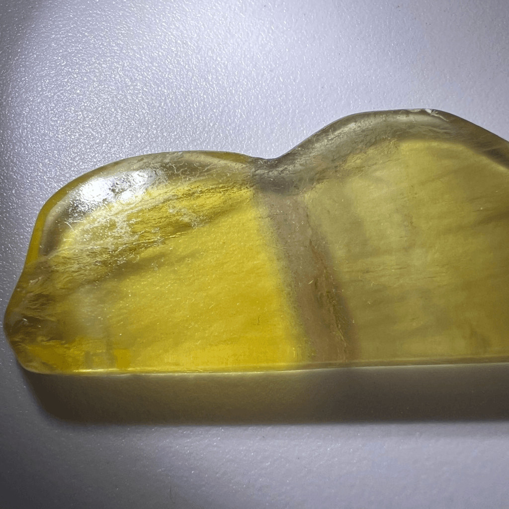 Yellow Fluorite Crystal Cloud Carving