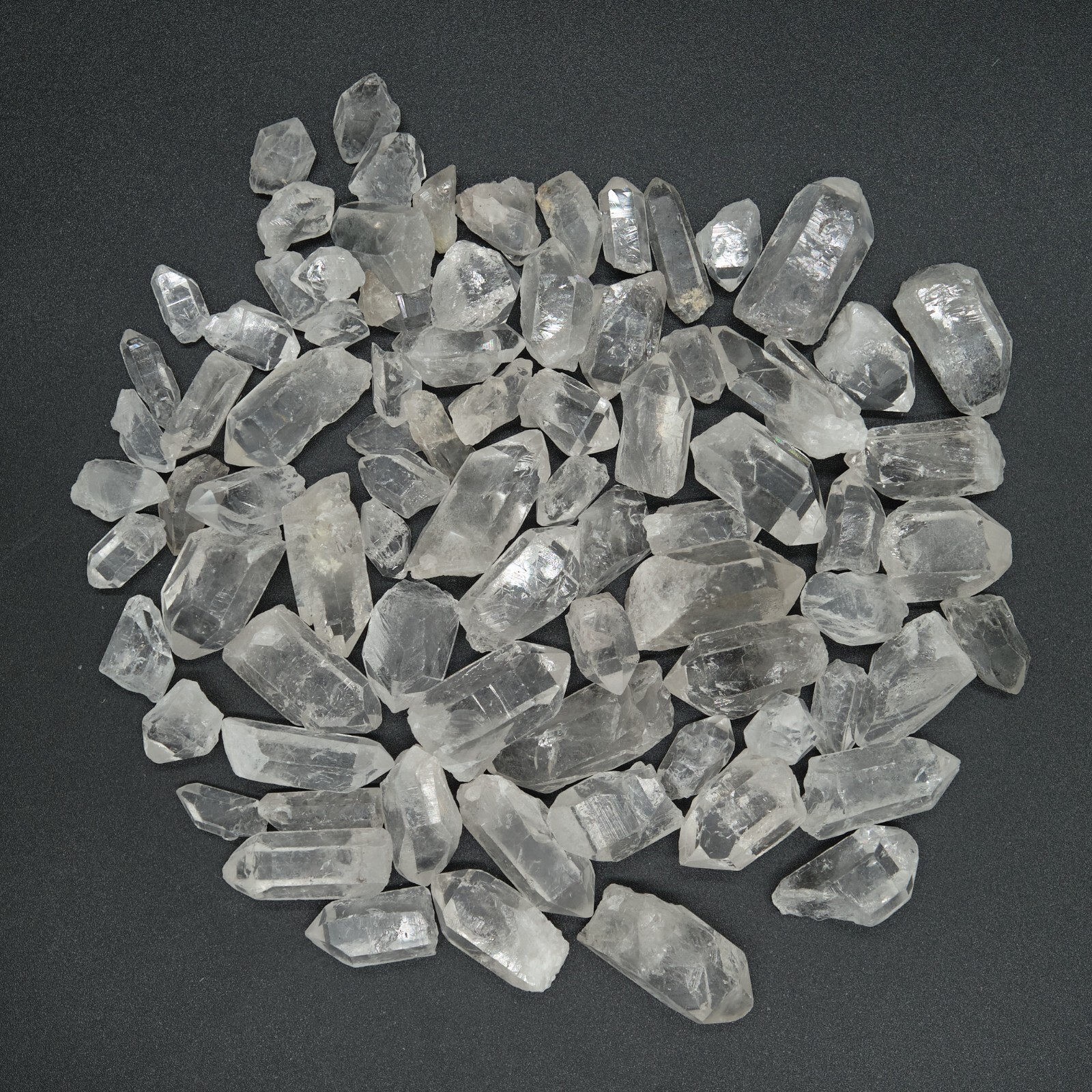 Mini Clear Quartz Point Small Rough Natural Raw Stone Wholesale 2-4cm x 20 Pcs