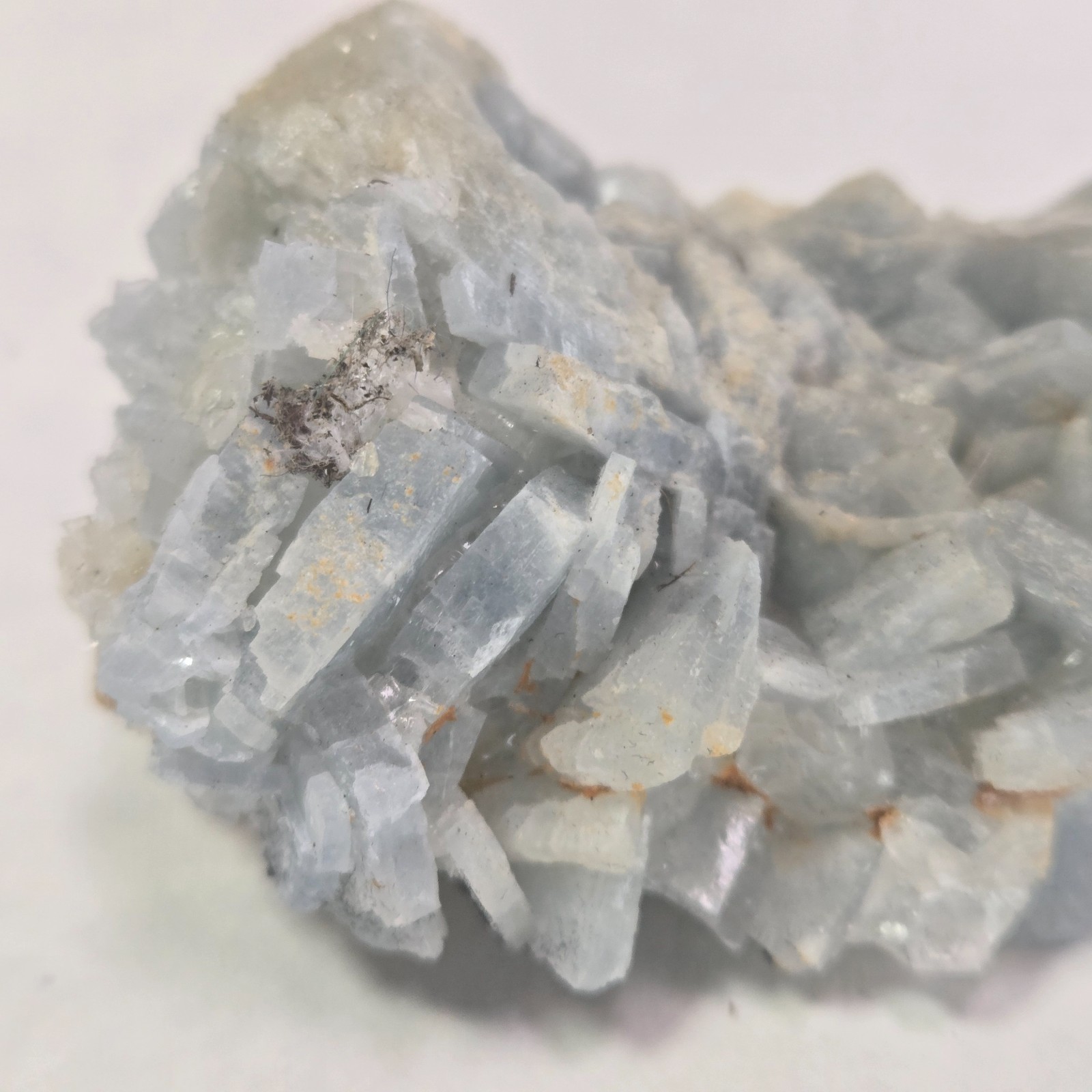 Blue Barite Crystal Cluster (Blue Baryte / Sky Blue Barite) – Natural Mineral