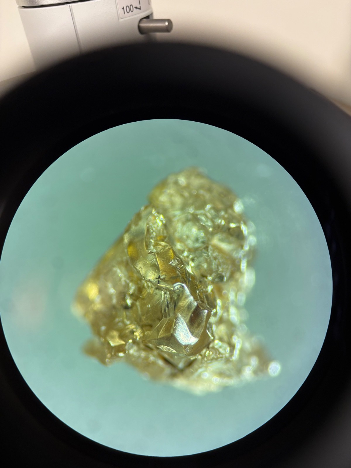 Rare 46 point diamond from Arkansas Crater of diamonds