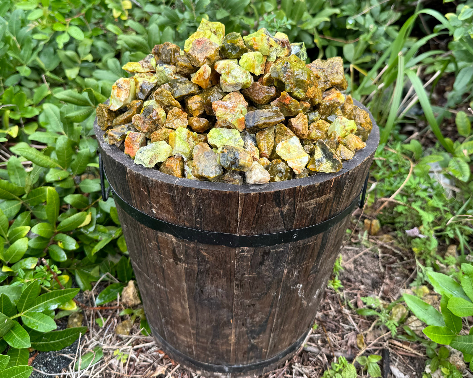 5 lb Bulk Wholesale Bulk Lot Natural Rough Green Opal Stones (Raw Opal Crystals)