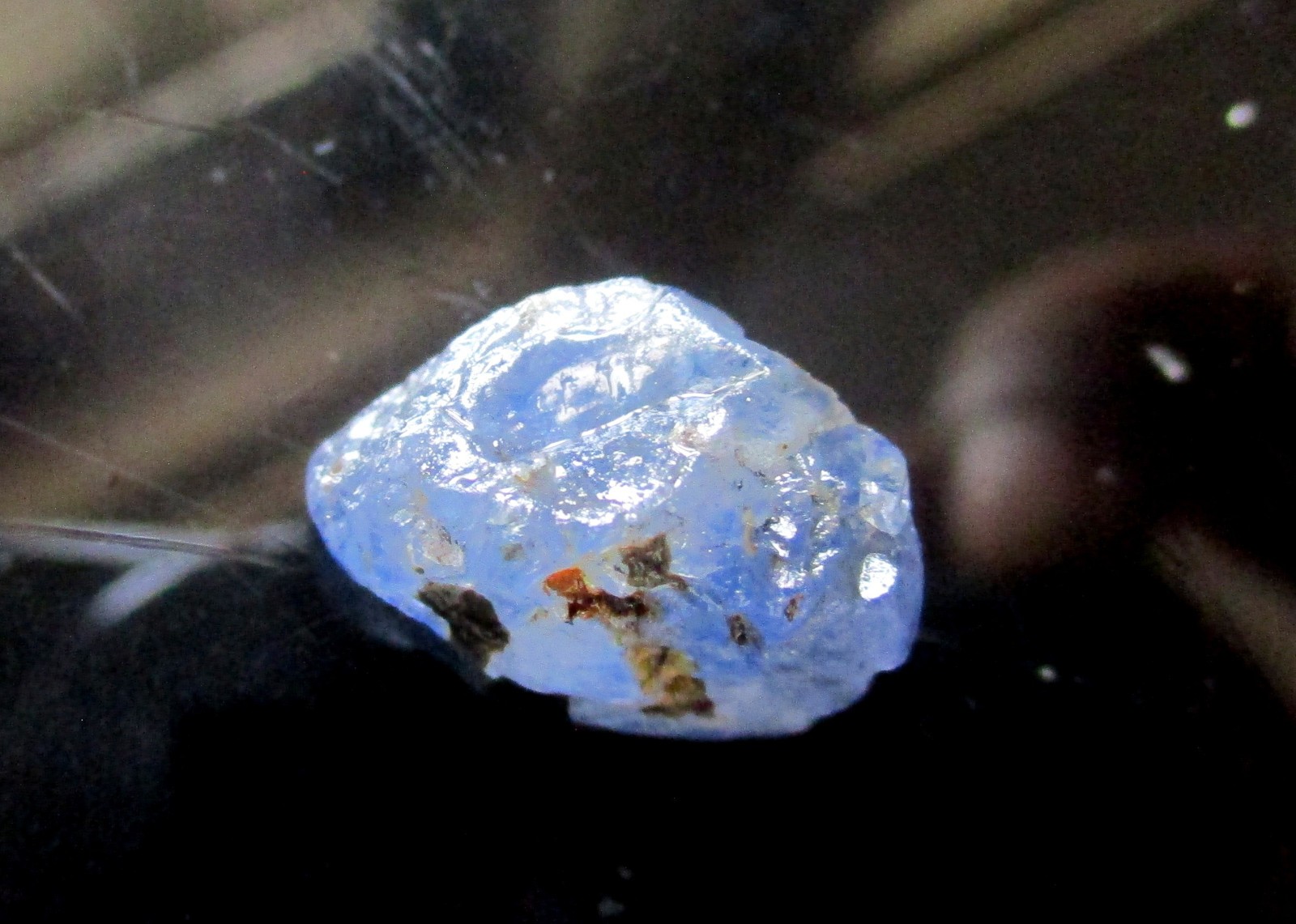 Natural Blue Sapphire Crystal Specimen, 10.75 Carats, Jammu Kashmir Origin