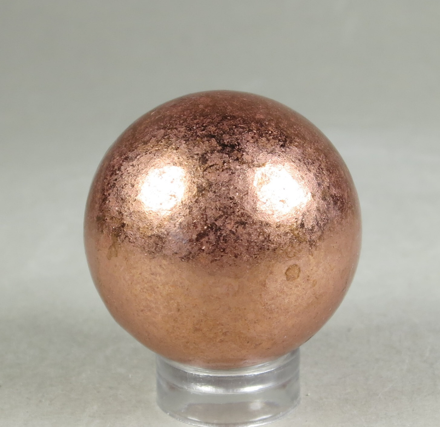 1.2 Inch Solid COPPER SPHERE With Stand – MICHIGAN