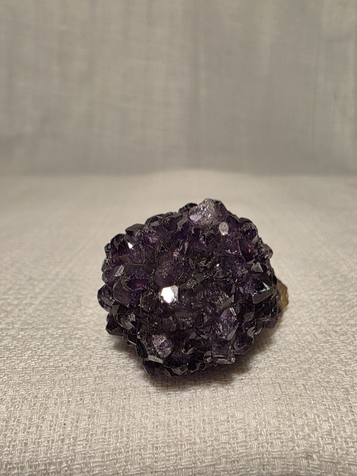 Natural Dark Purple Amethyst Crystal Cluster Druzy Quartz Specimen Geode