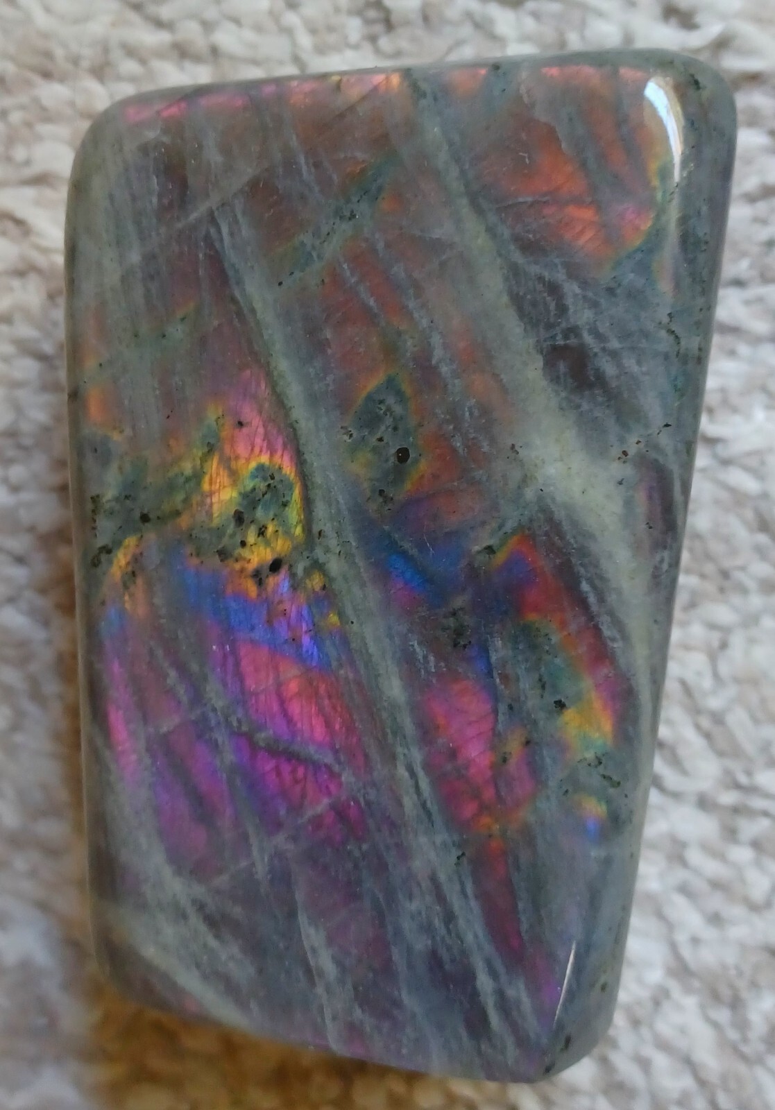 HUGE LABRADORITE ROCK! NATURAL MAGIC GEOLOGY POLISHED REIKI QUARTZ CRYSTAL STONE