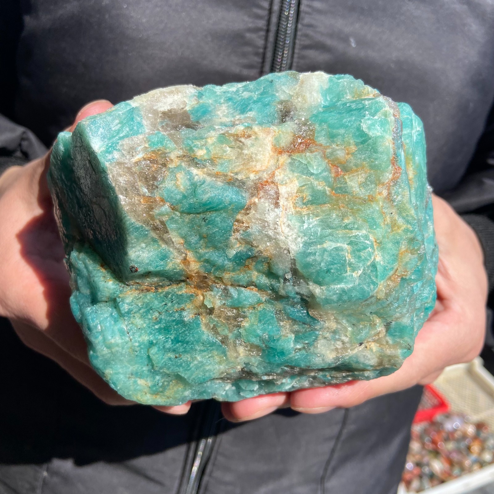 1.54kg Wholesale High Quality Natural Raw Green Aventurine Rough Crystal Mineral