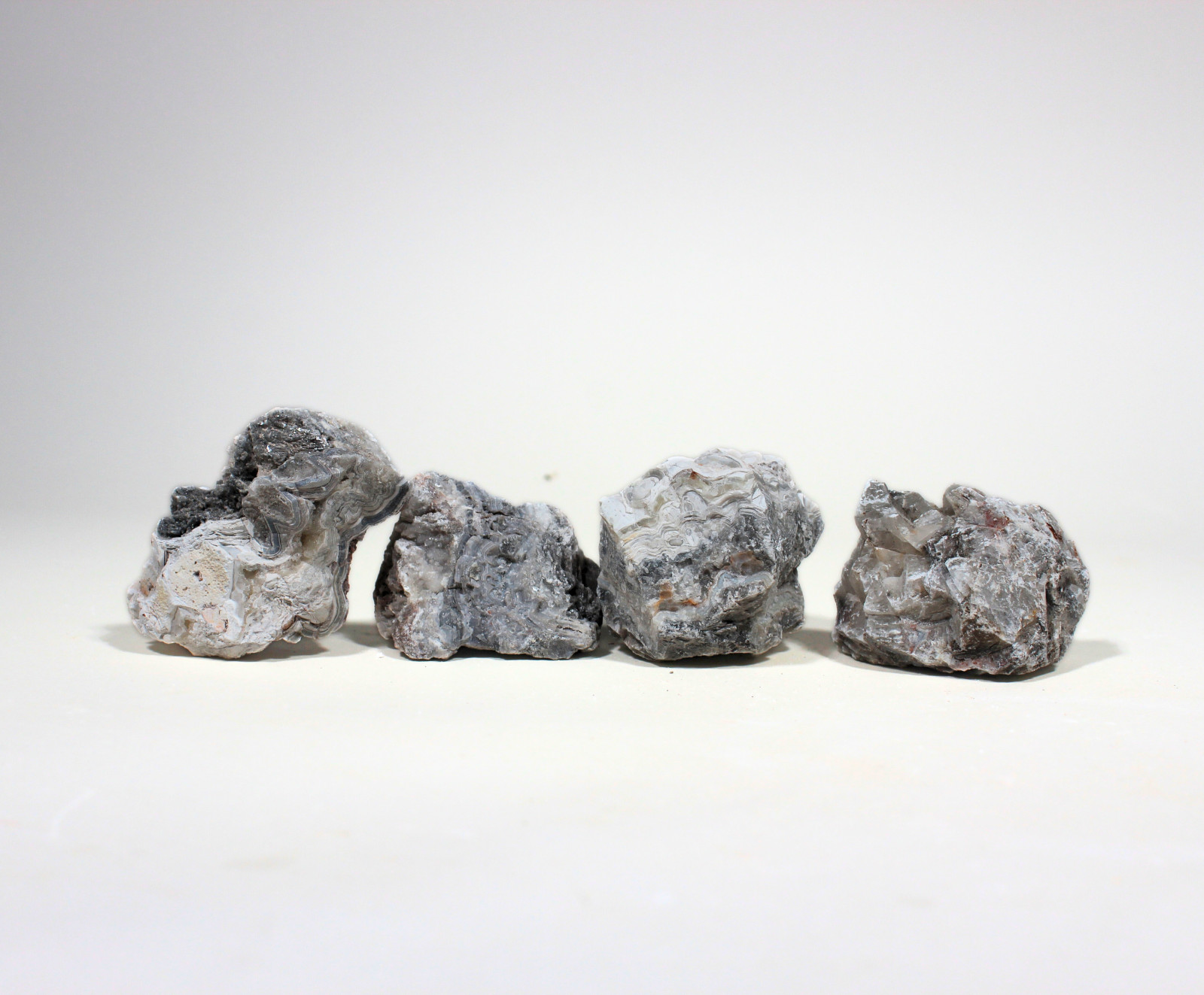 Tuxedo Lace Agate – Rough Rocks for Tumbling – Bulk Wholesale 1LB options