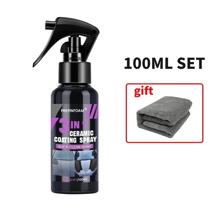 Car Ceramic Liquid Coating Spray Nano Crystal Hydrophobic Layer Polishing Agent
