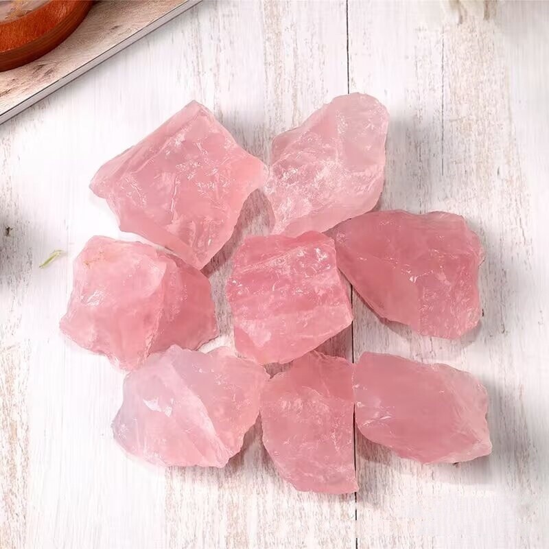 3-5cm Rose Quartz Raw Rough Stone Chunks Healing Reiki Energy Crystal Gifts 1PCS