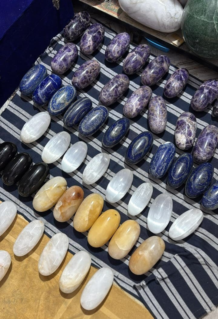 Crystal Stone Healing Hand Carved Lingams Healing Reiki Home Metaphysical Decor
