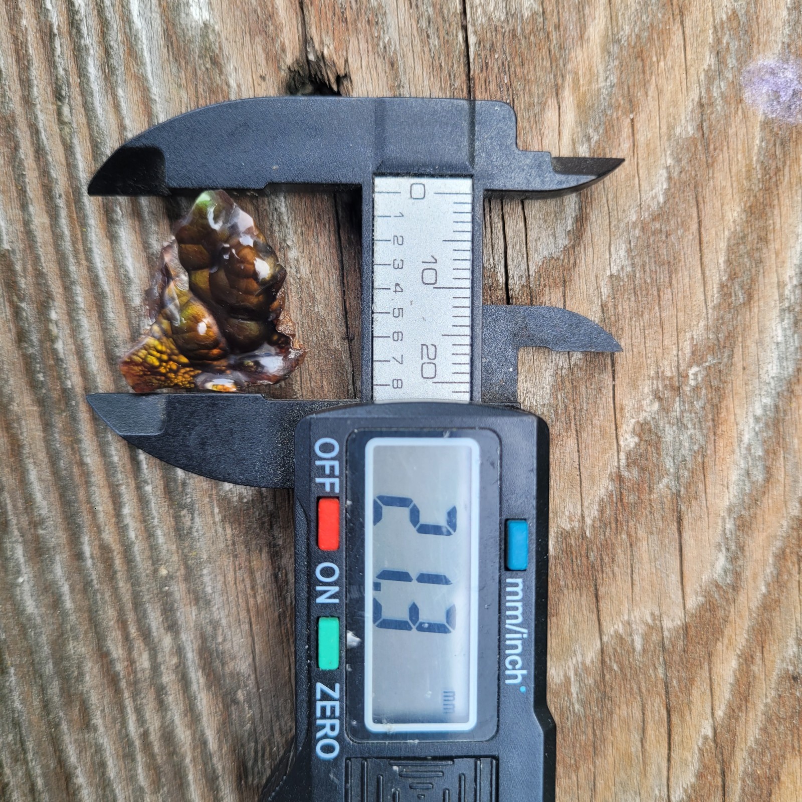 High Quality AAA Polished Fire Agate specimen 3.6gram 18ct