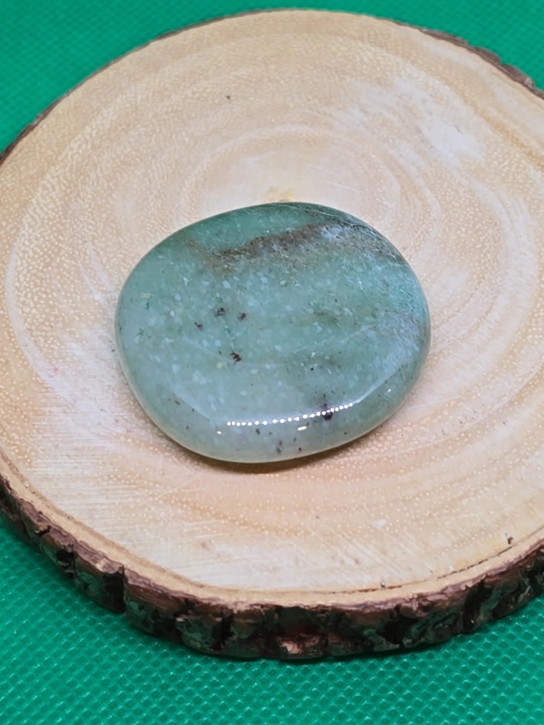Amazonite Palm Stone Palmstone Flat Pocket Polished