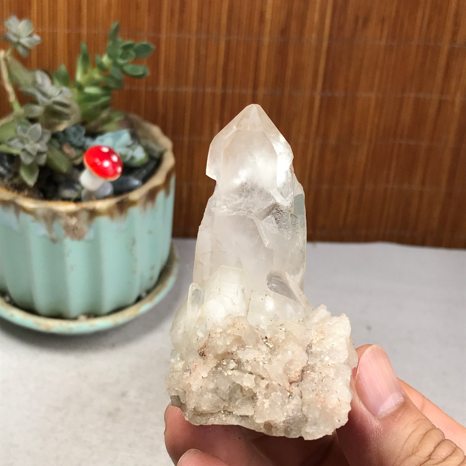 69-62-45mm Natural crystal clusters pretty Quartz Mineral Specimen 123g A6231