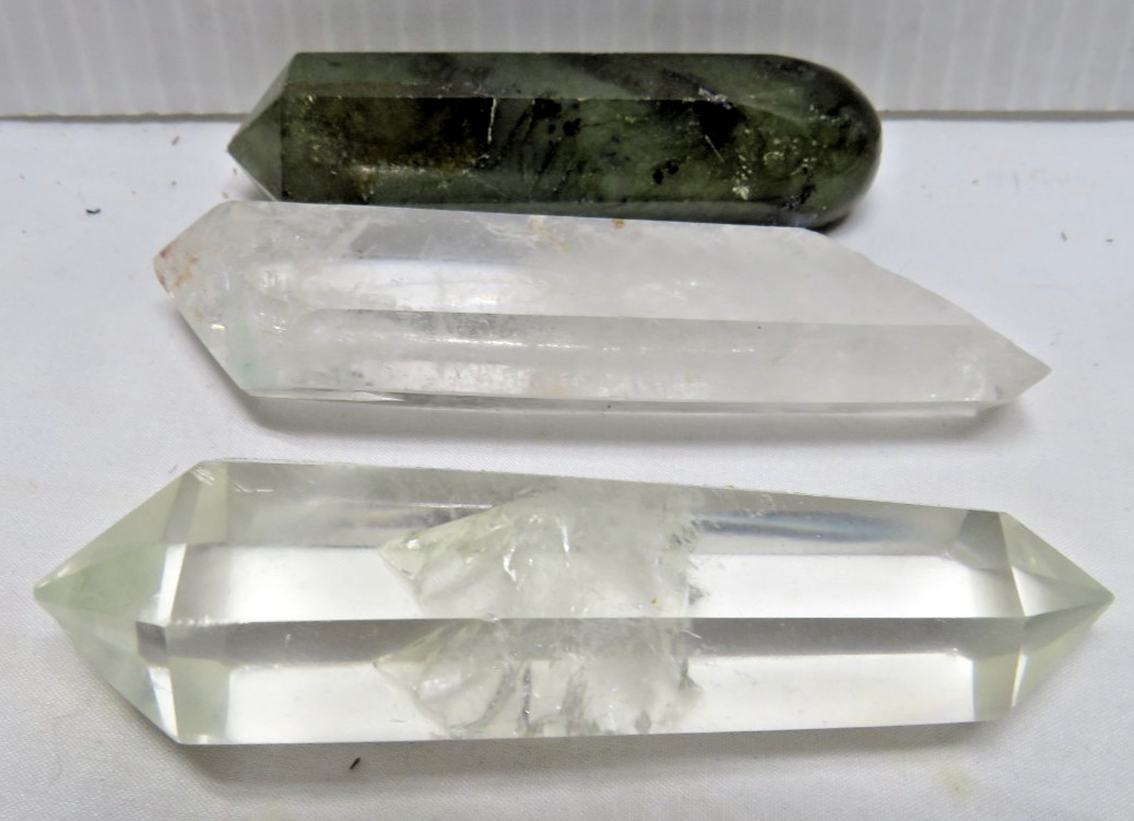 Genuine Natural lot 7 healing stones Tower Point Crystal