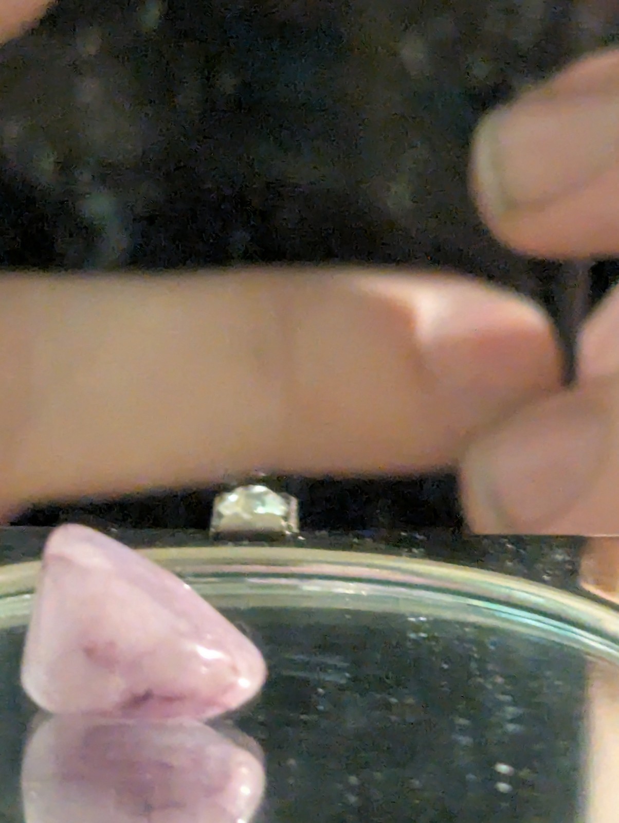 Small Light Purple/Lilac Tumbled Stone Likely From My 25-30 Year Old Collection