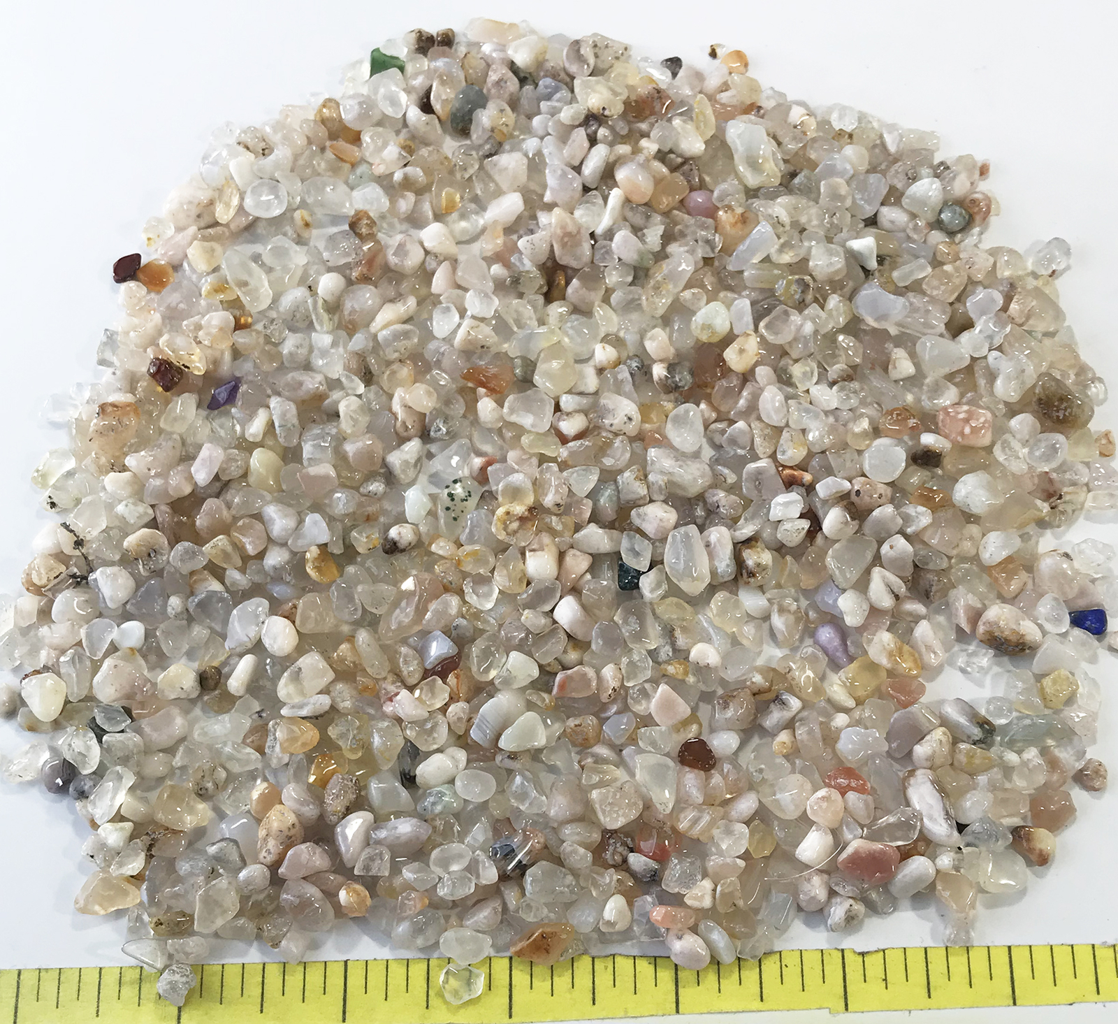 AGATE Flower Blossom XX-Small (5-8mm) polished stones. 1/2 lb.