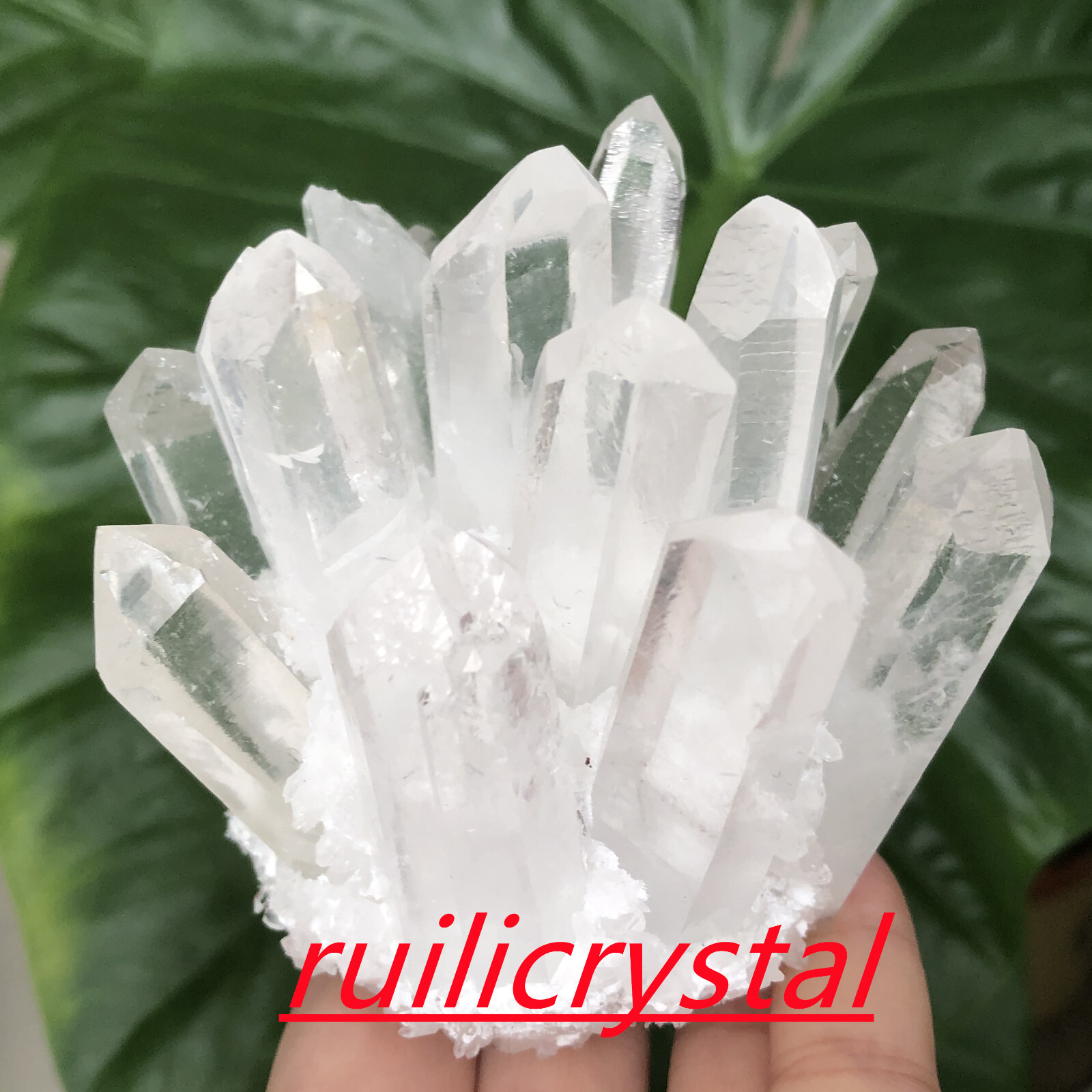 300g+natural clear quartz cluster white crystal point healing decor random 1pc