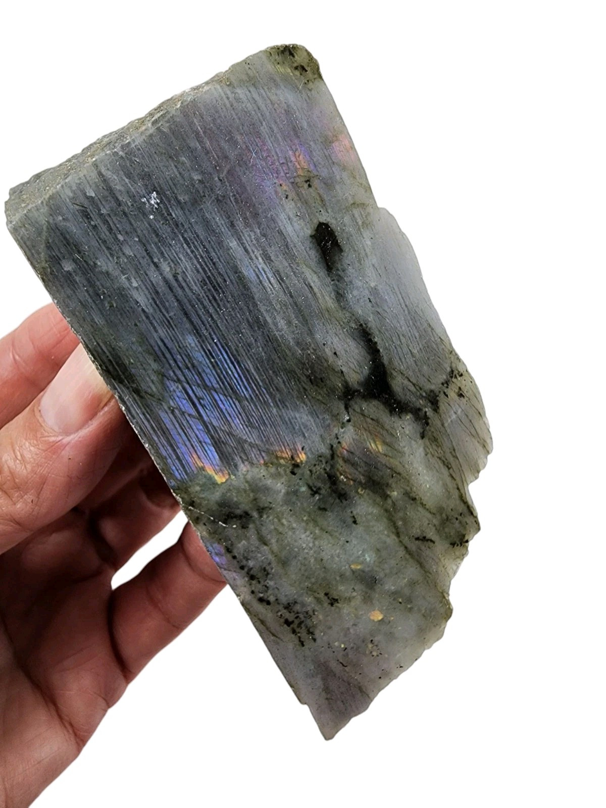 Labradorite Polished Face Madagascar 134.4 grams