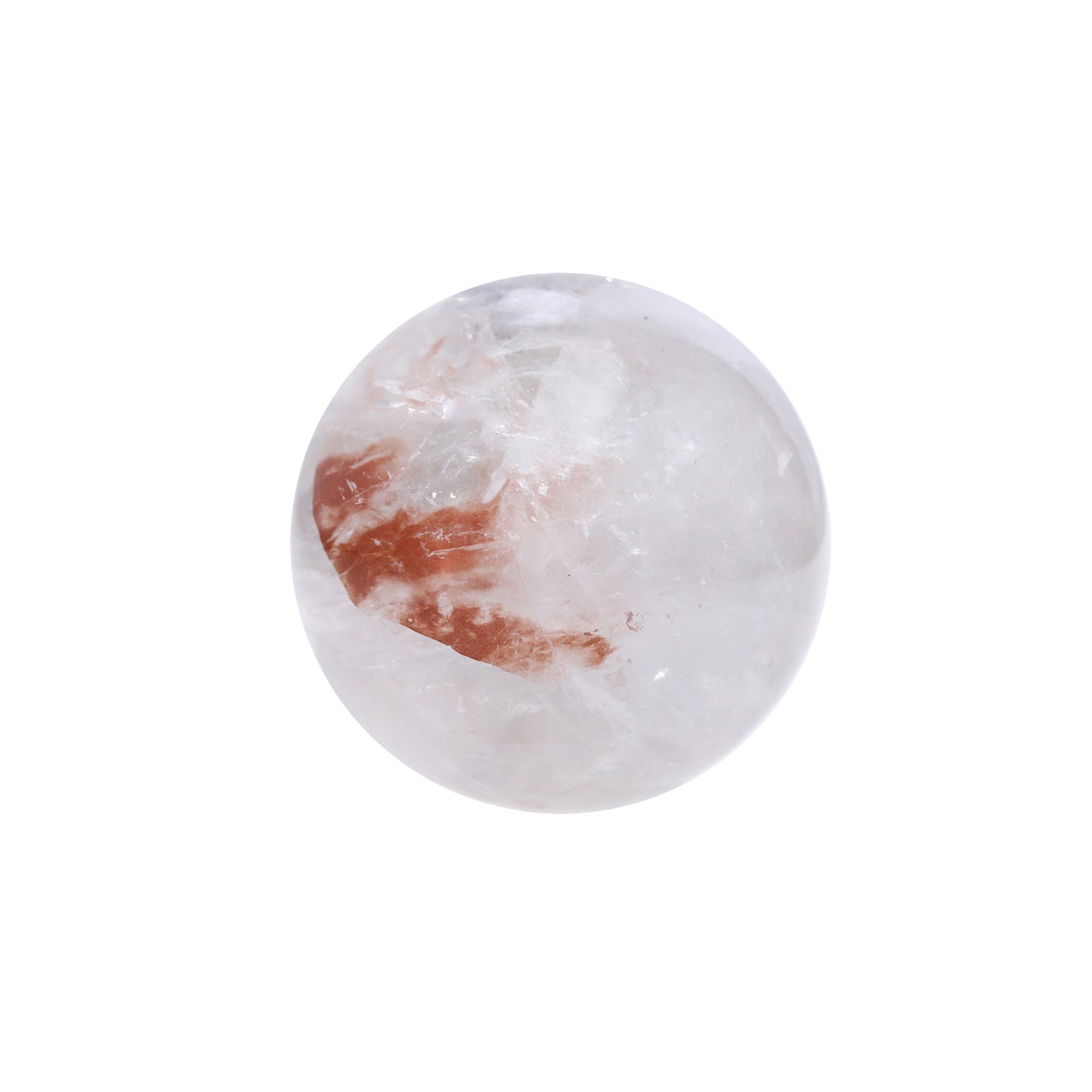 AAA Grade Quartz Crystal Sphere Clear Pink Natural Himalayan Quartz (18-19mm)