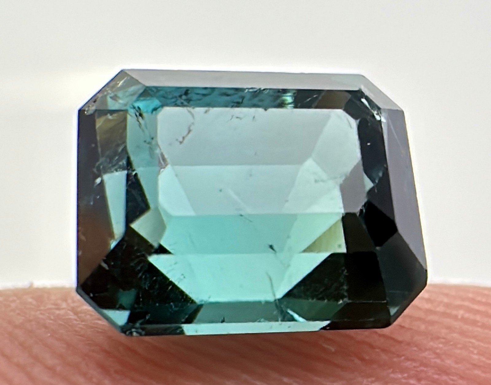 2 Ct Ultra Rare Eye Clean Indicolite Tourmaline Cut Gemstone From Afghanistan