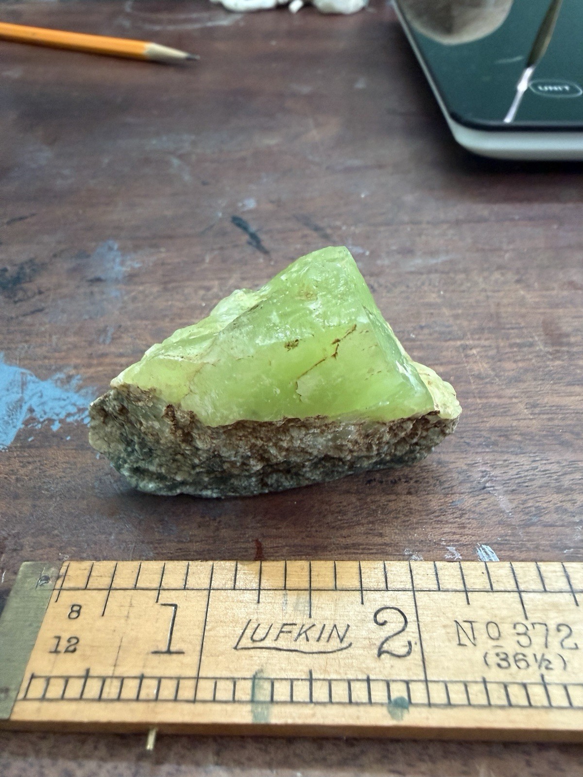 Peridot Crystal 77 Grams Raw Unpolished Mineral Specimen