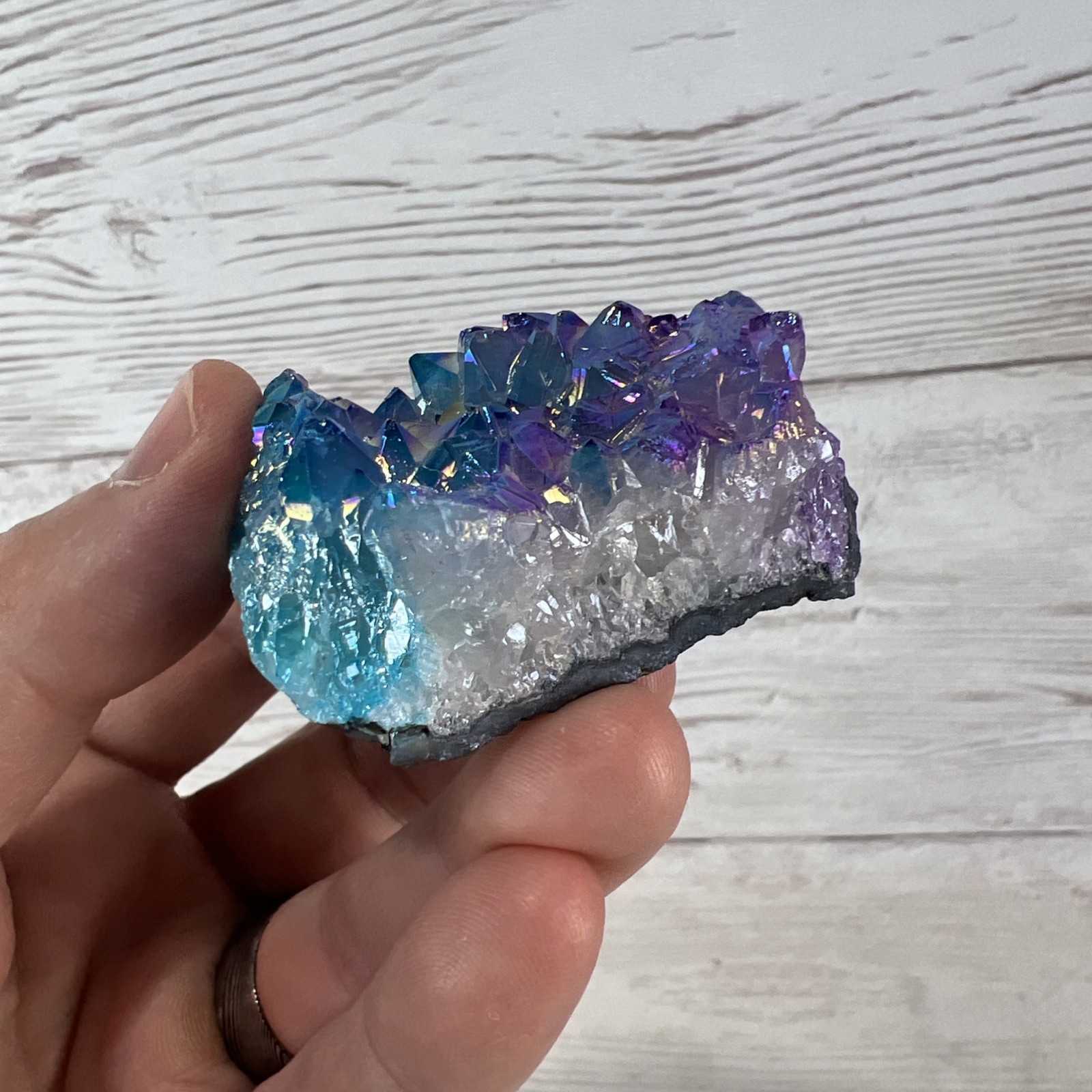 Amethyst Quartz Cluster Geode Rock Specimen Mineral Home Decor Free Shipping!