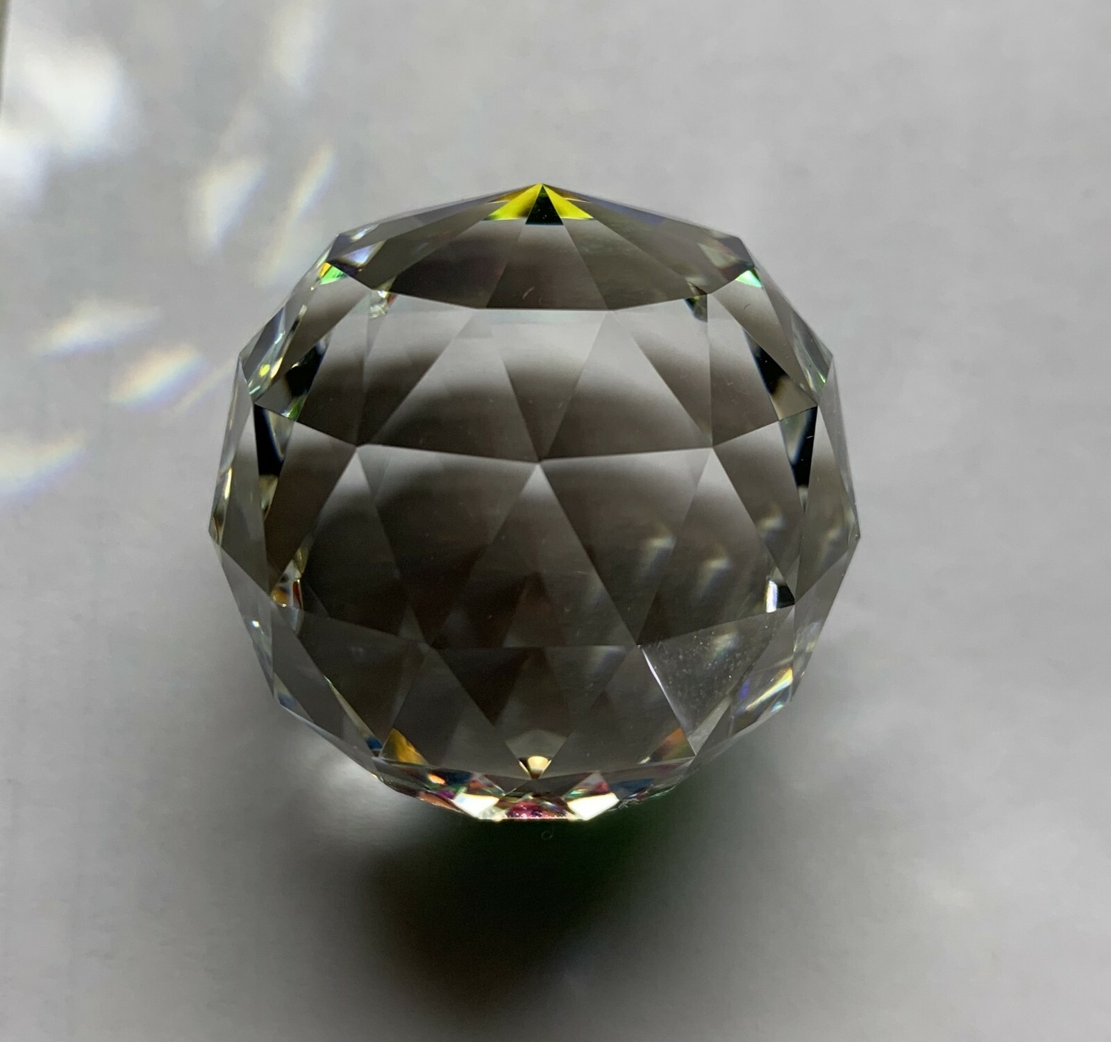 Faceted Crystal Ball/ Paperweight 20 mm