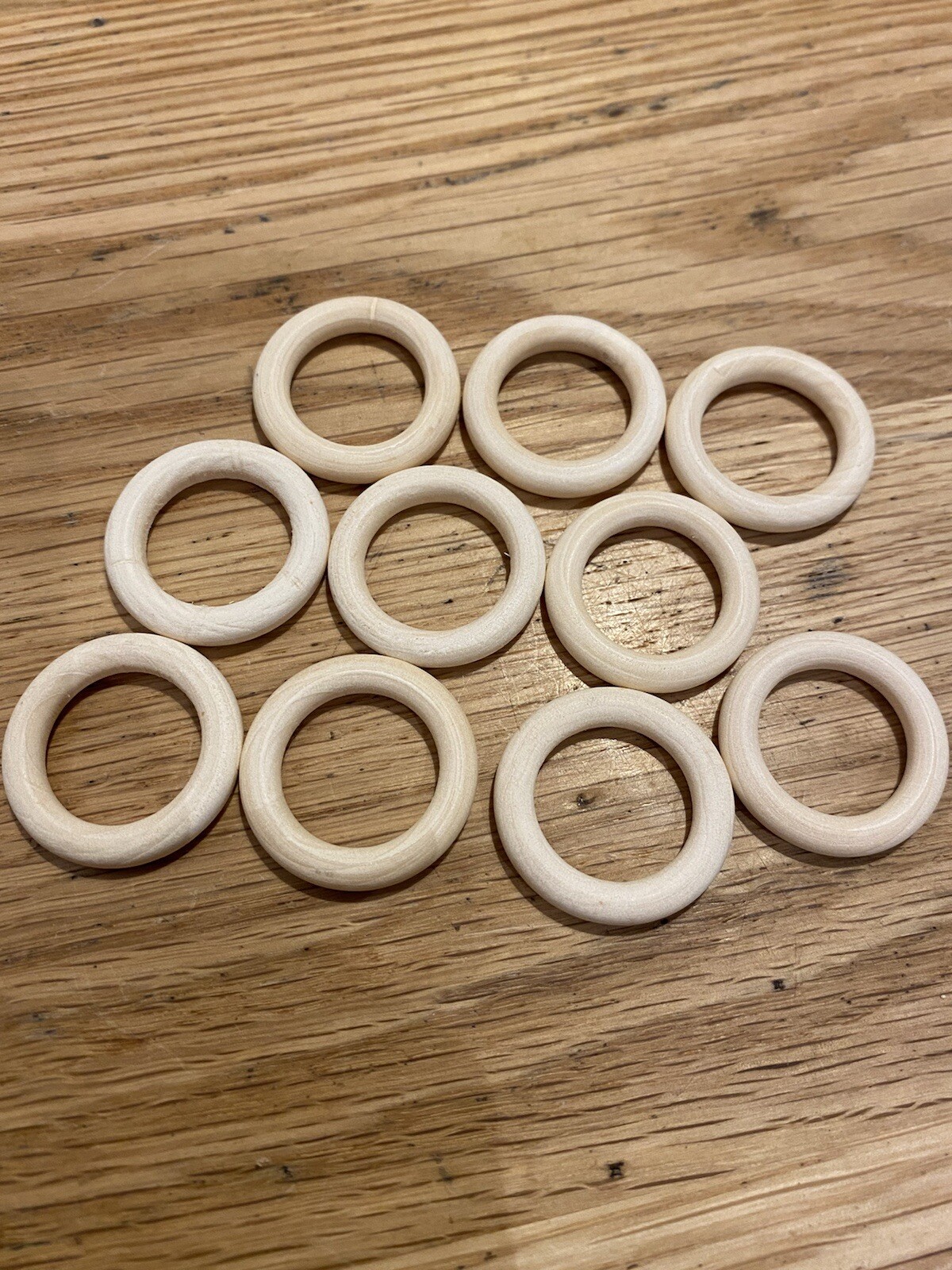 Crystal Ball Hoop Holders Wooden X 5