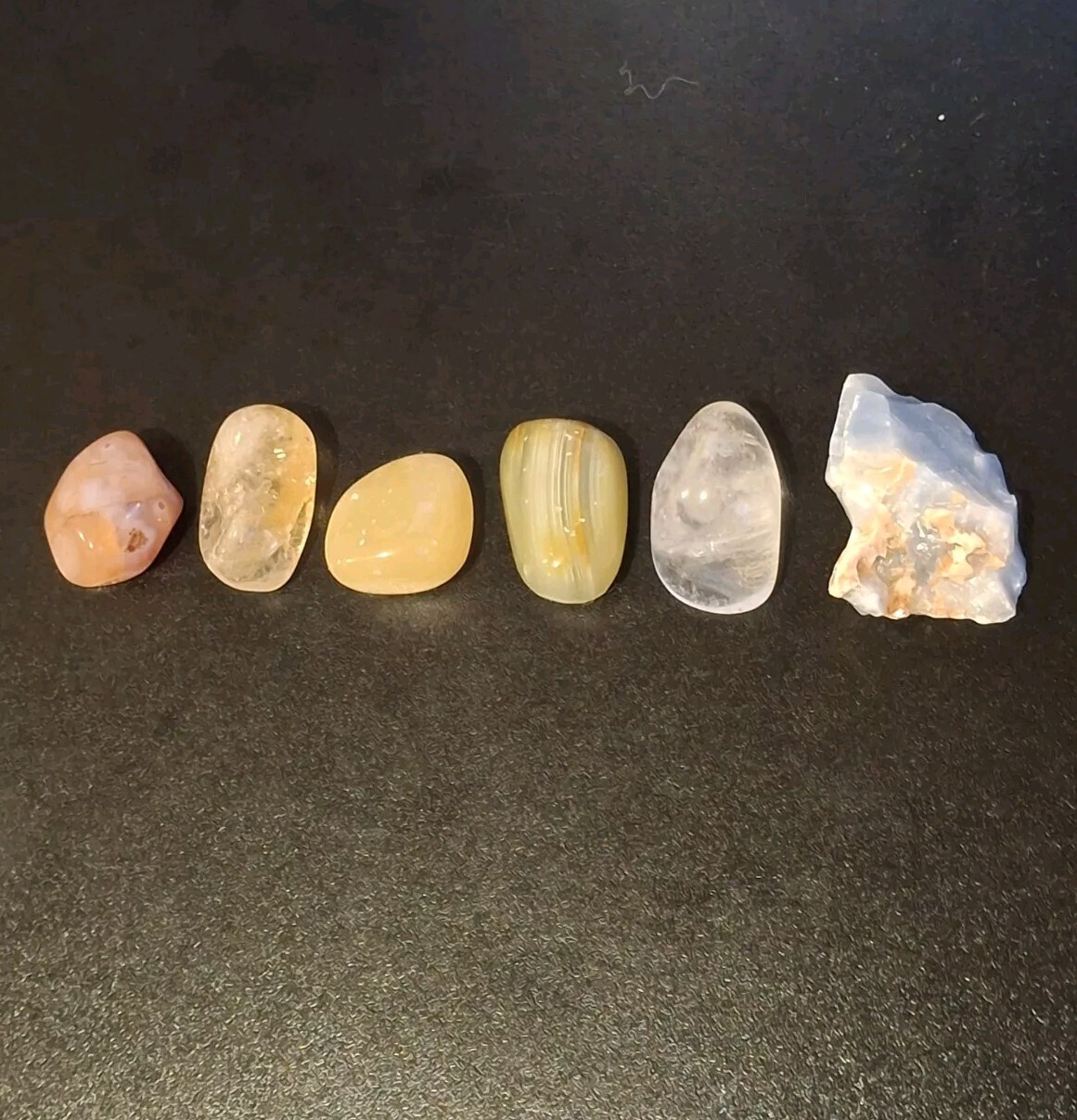 Small Aprox 2 – 4 cm Semi-Precious Stones & Crystals bag of 6