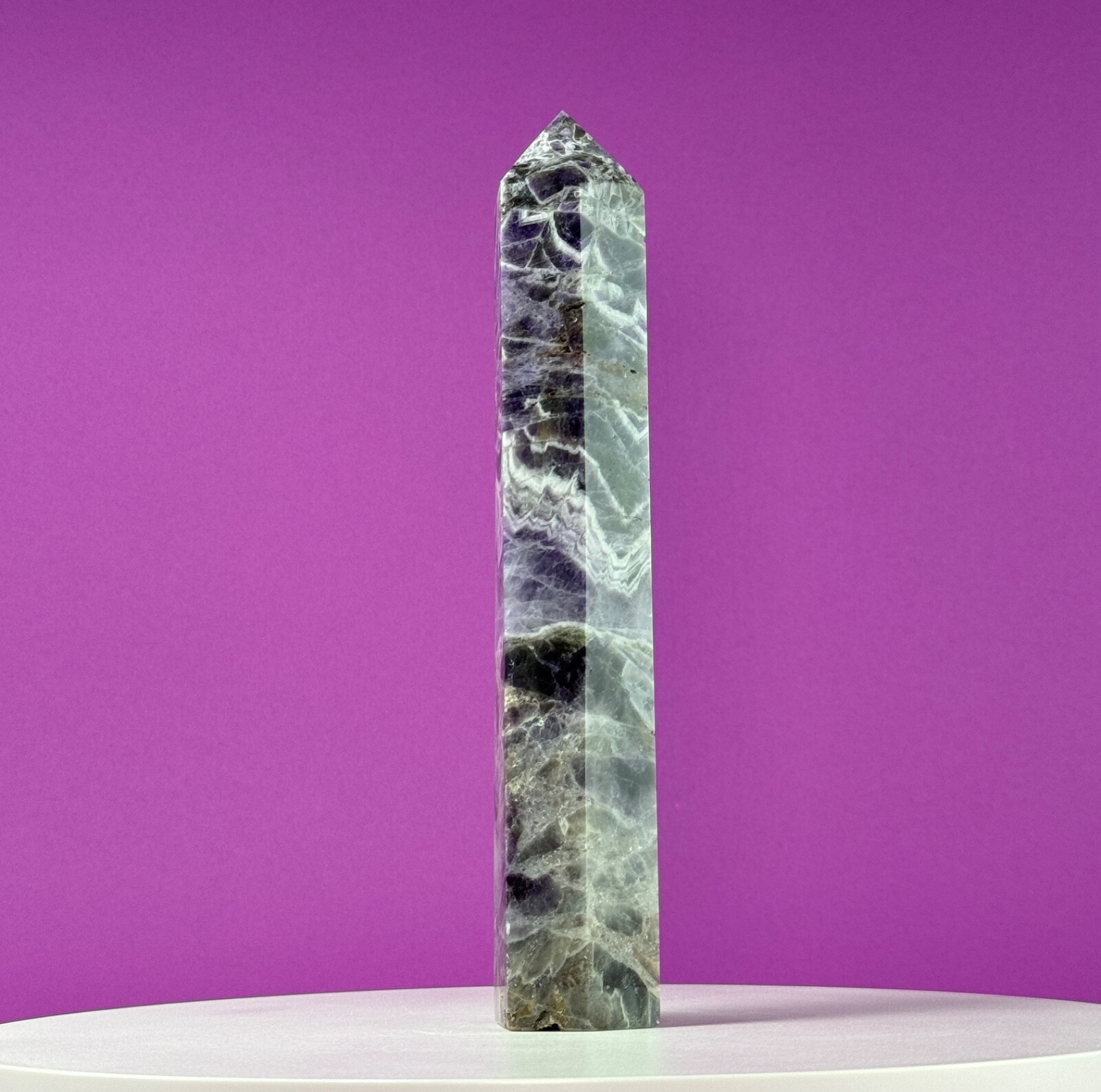 Dream Amethyst Tower, 10 Inches Tall