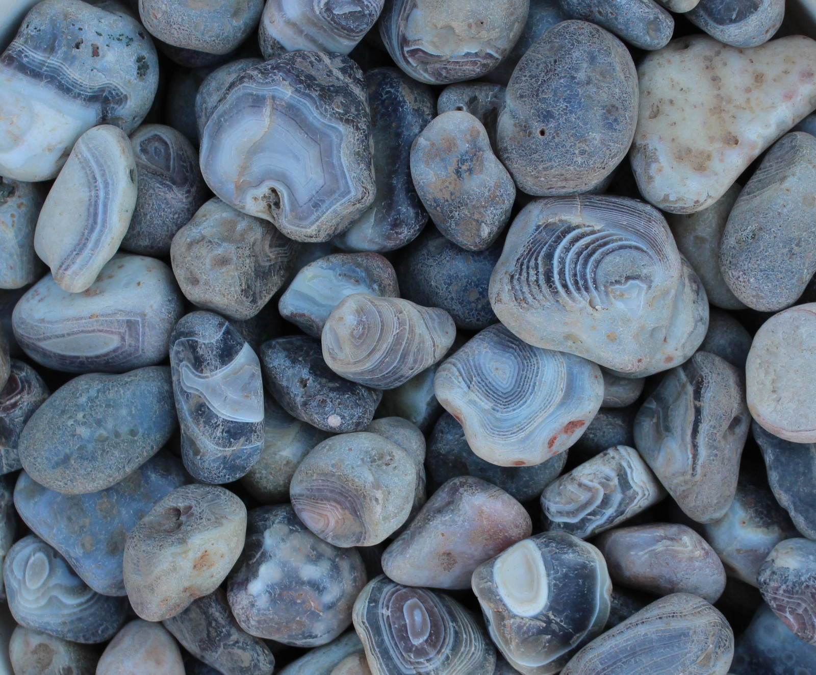 Gray Botswana Agate – Rough Rocks for Tumbling – Bulk Wholesale 1 LB+ options