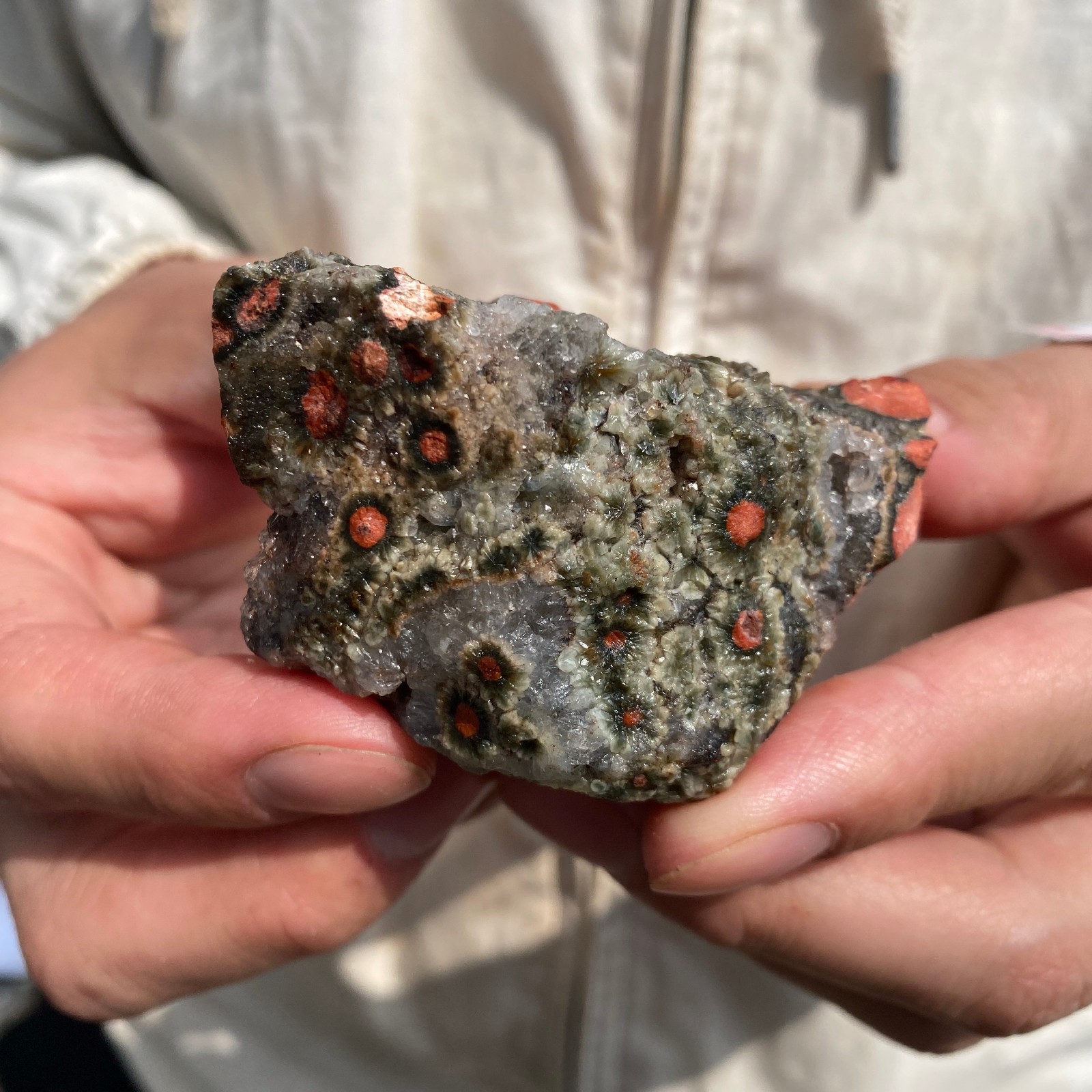 0.2lb Raw Natural colourful ocean jasper quartz crystal rough mineral specimen