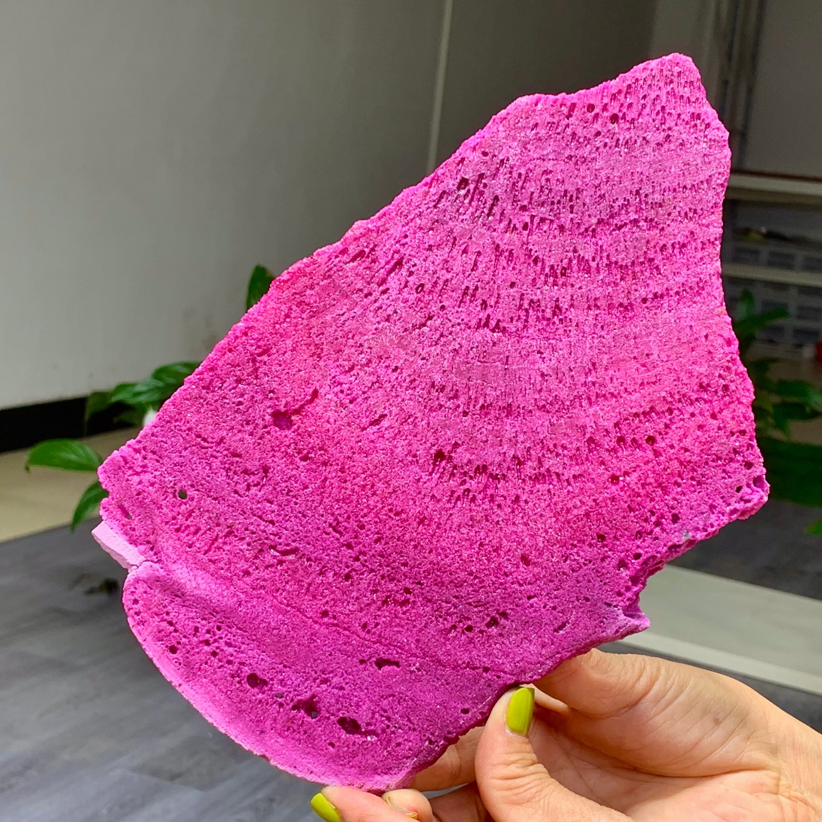 1.14LB Natural Rough Red Corundum Phlogo Pit Mineral Spirits Ruby Raw Gemstone