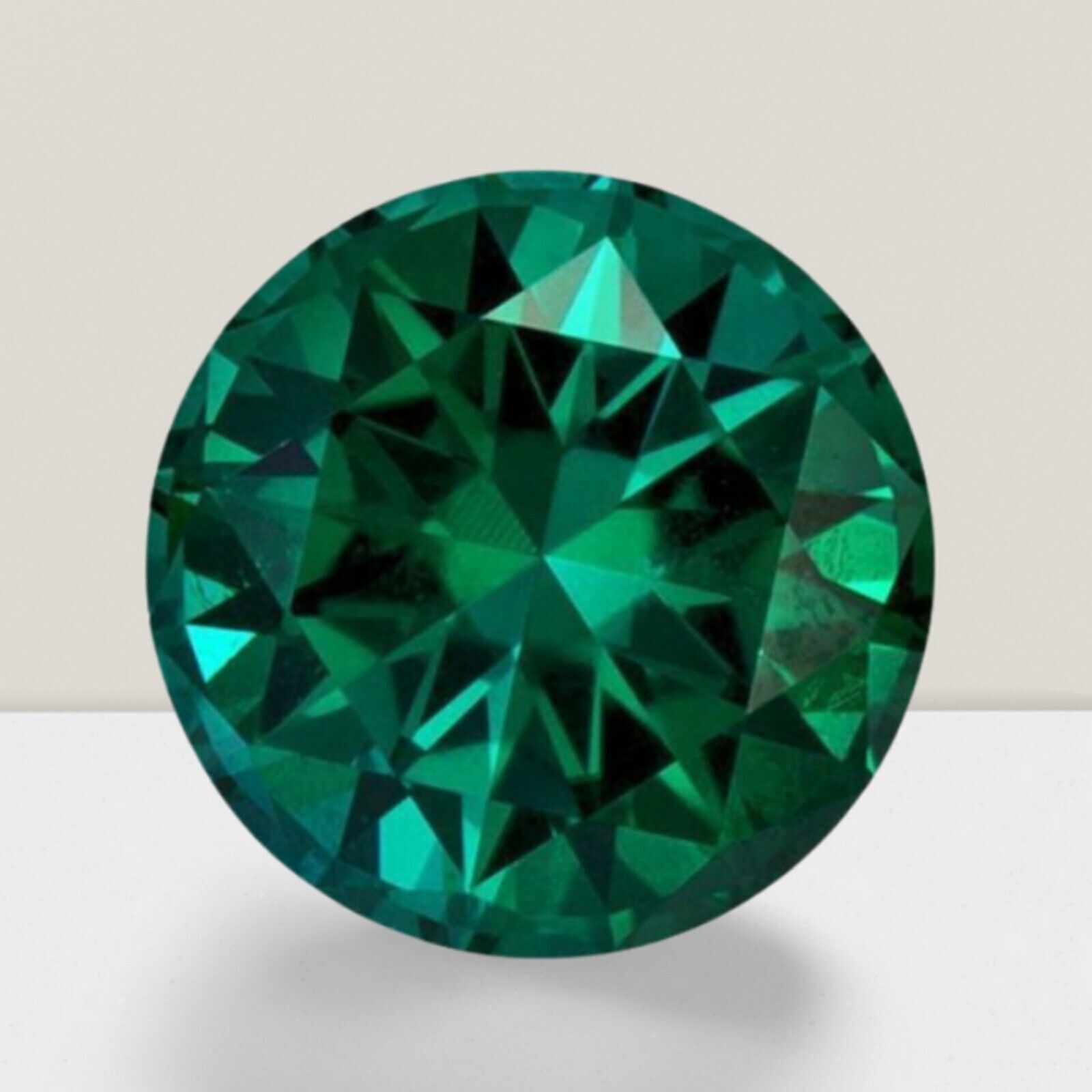 Green Tourmaline Round Cut Gemstone 2 Cts – 9 mm AAA+ Loose Gem