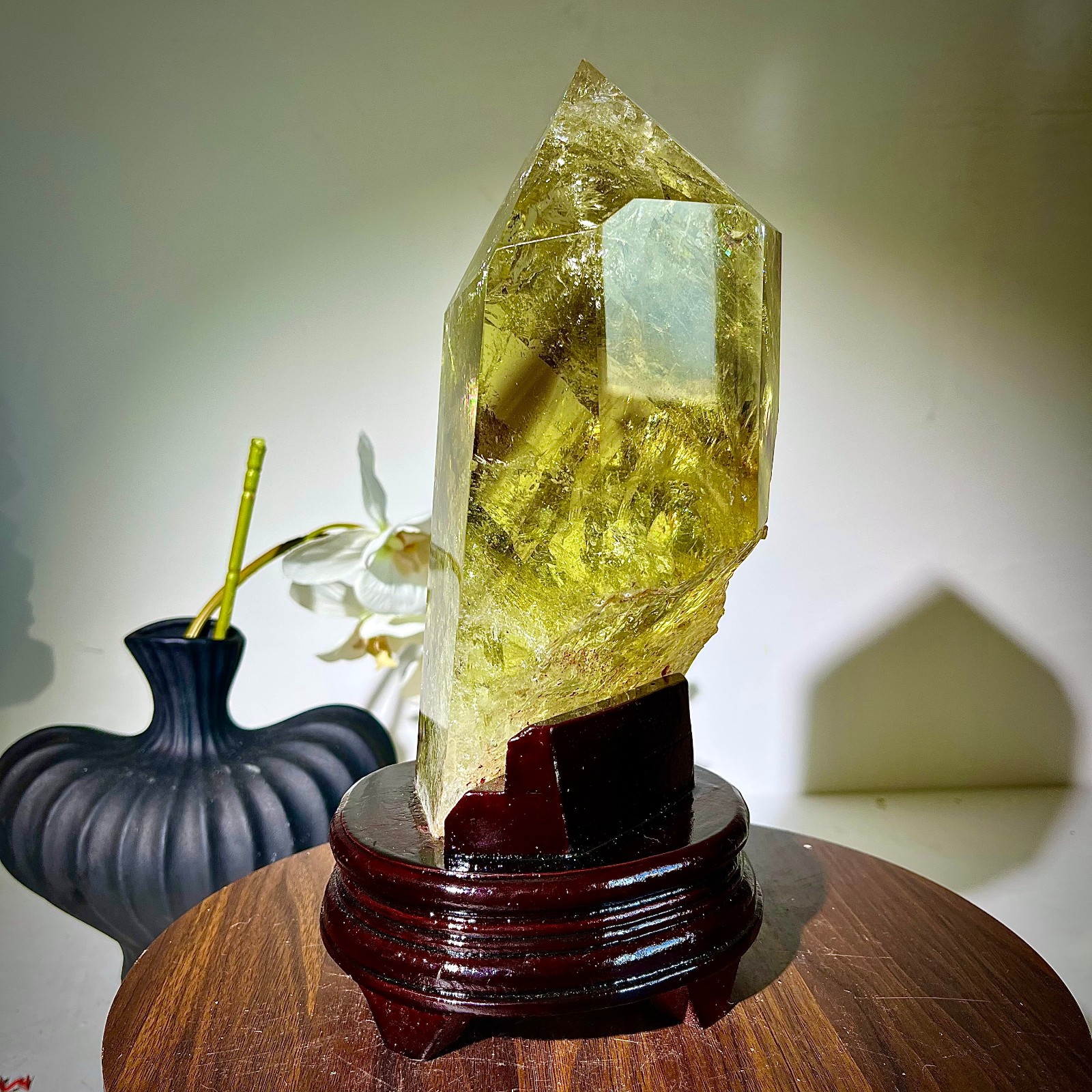 7.96LB Natural beautiful Citrine Smoky Crystal Obelisk Topaz Quartz Pillars