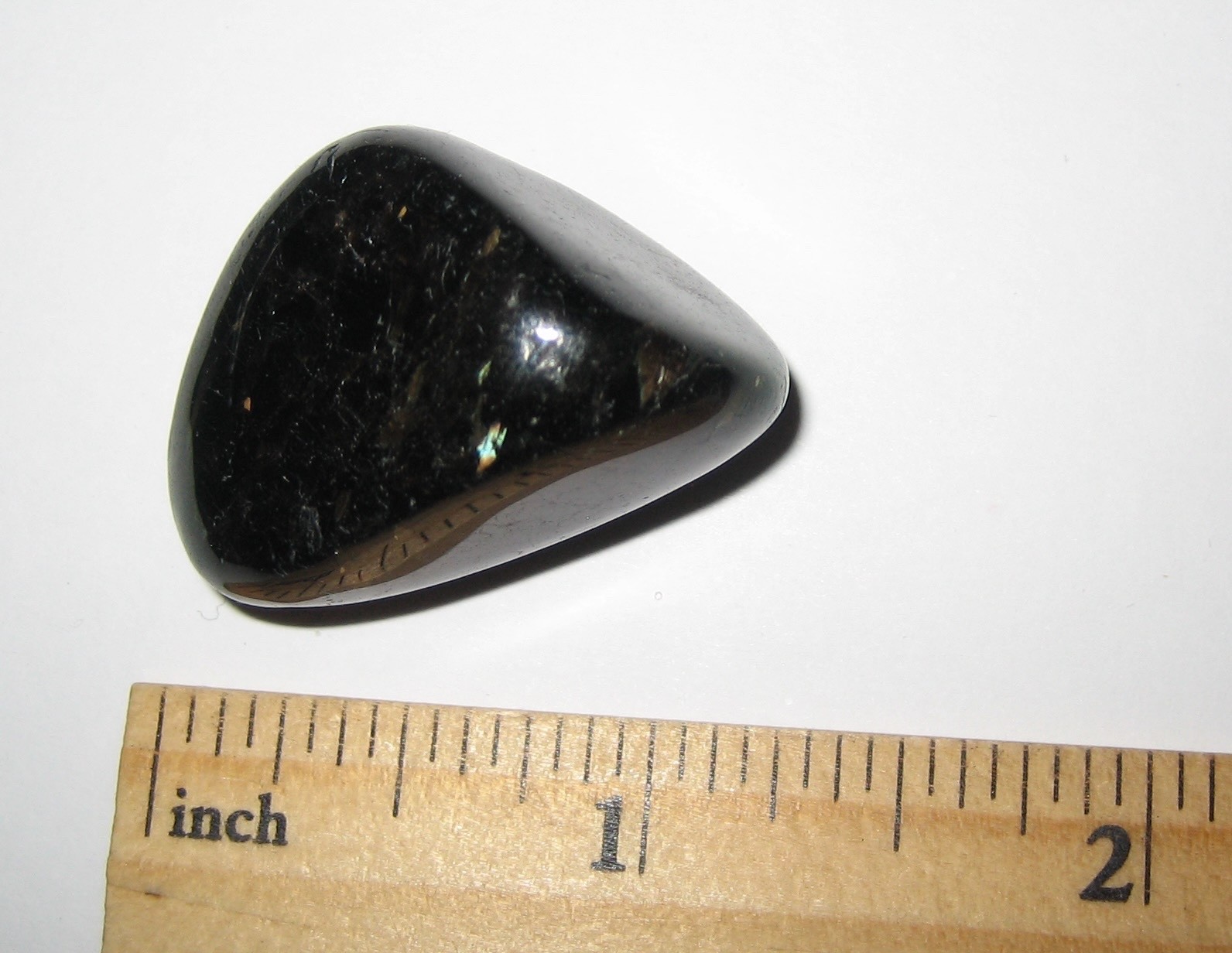 1.2″ RARE TUMBLED POLISHED AUTHENTIC NUUMMITE STONE FROM GREENLAND ~ 20grams *11