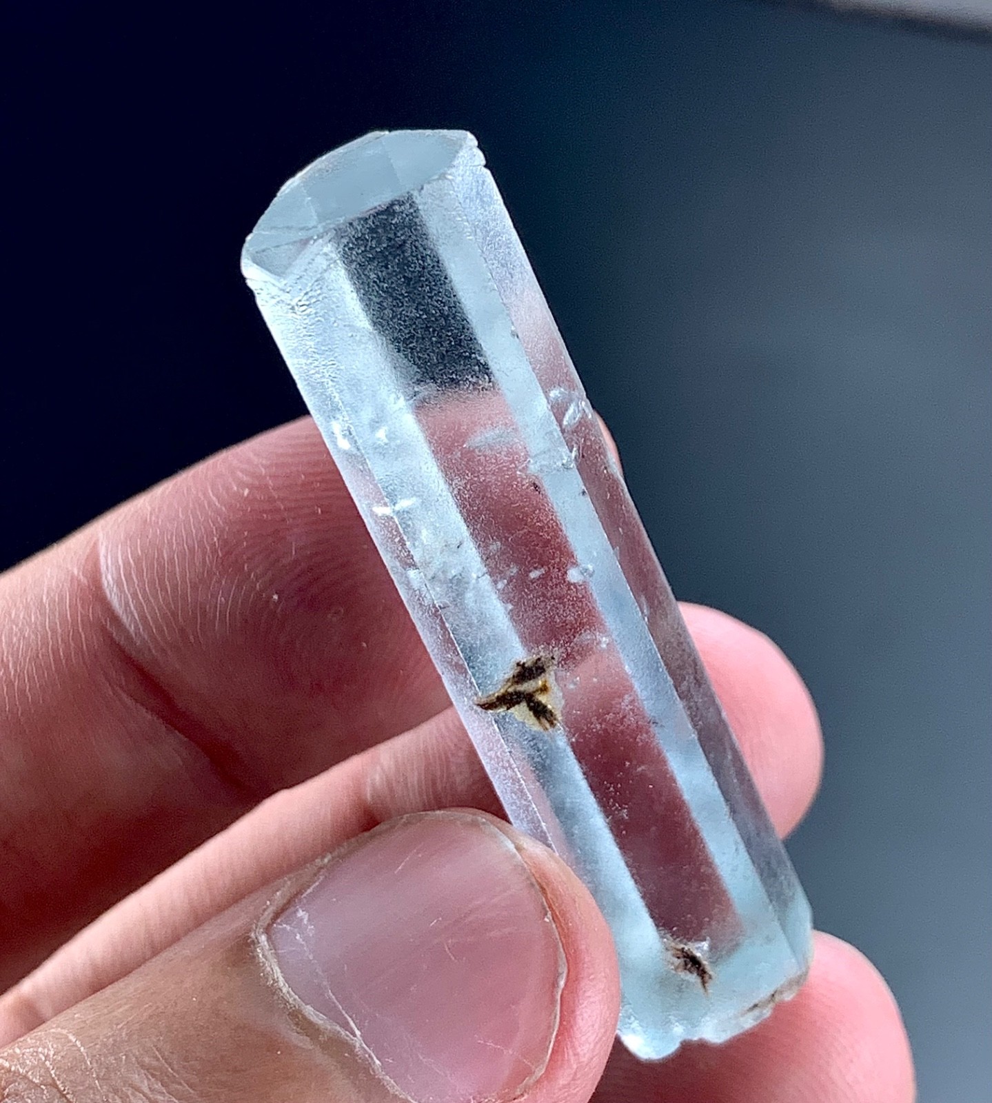 Transparent Aquamarine Crystal specimen from Skardu, Pakistan | 46 Carat
