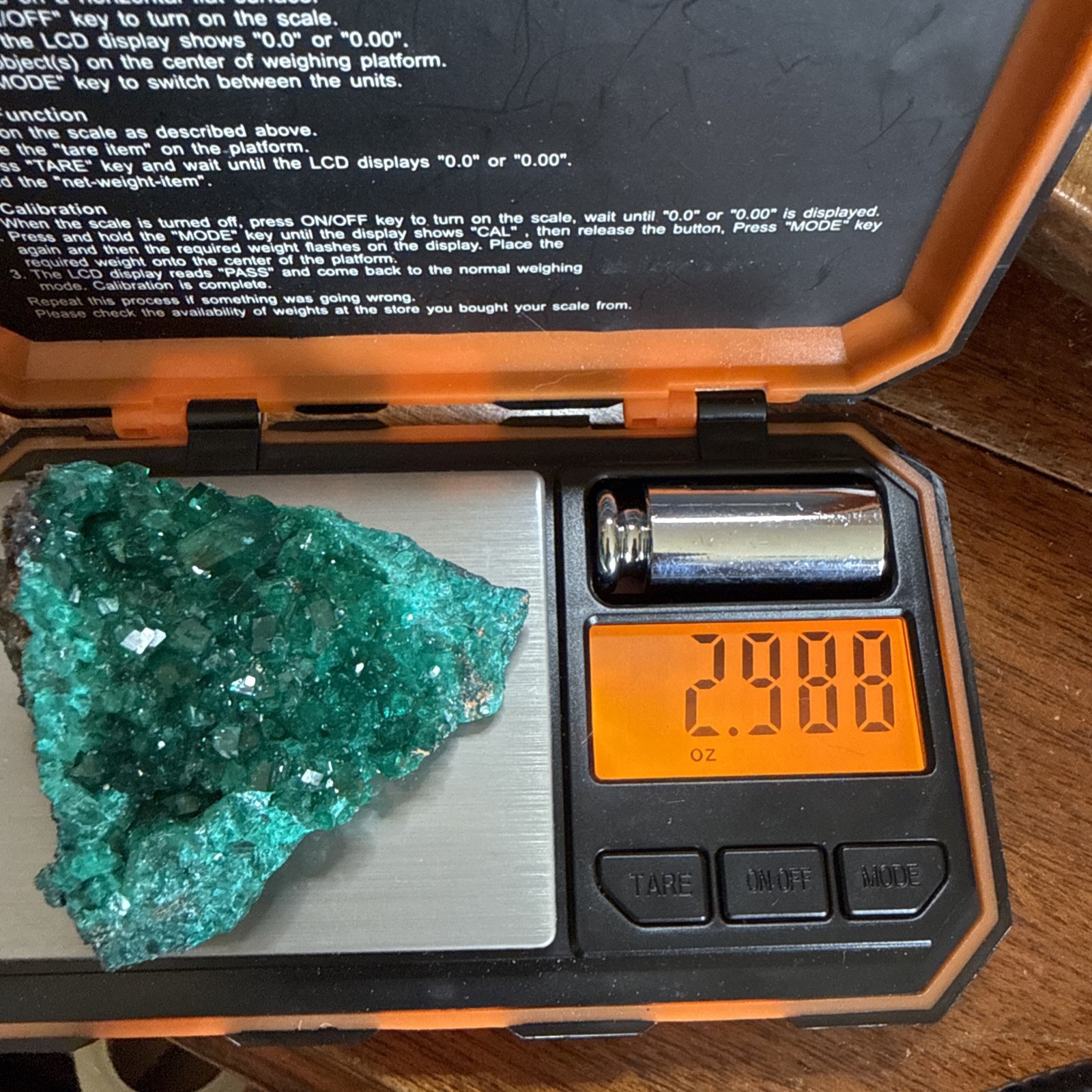 84.7g Gem Dioptase Crystal Cluster Mineral Specimen Bouenza Department, Congo