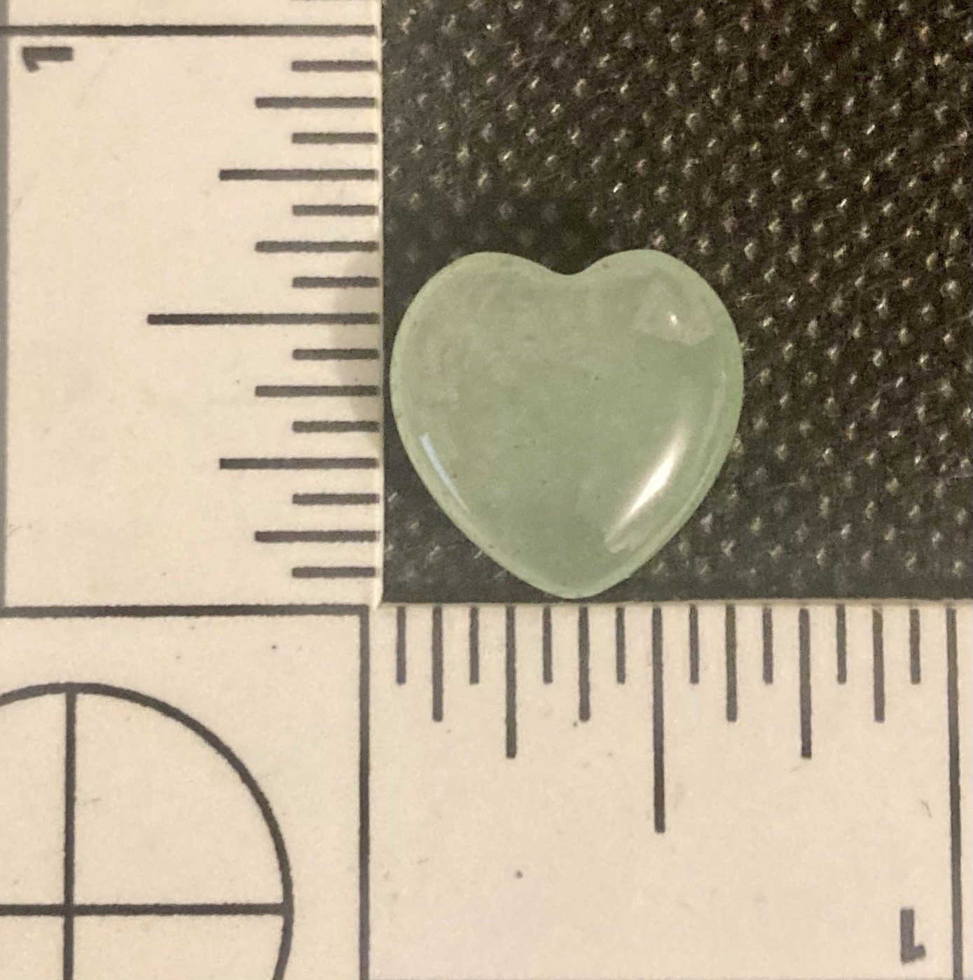 Green Aventurine Stone Handcrafted 15mm Heart Lot of 6
