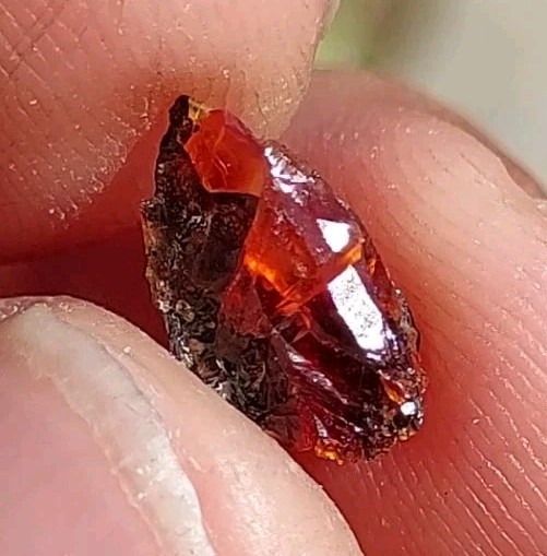 ULTRA RARE GEM RHODOCHROSITE ON MATRIX N’Chwaning I Mine, KMF, South Africa