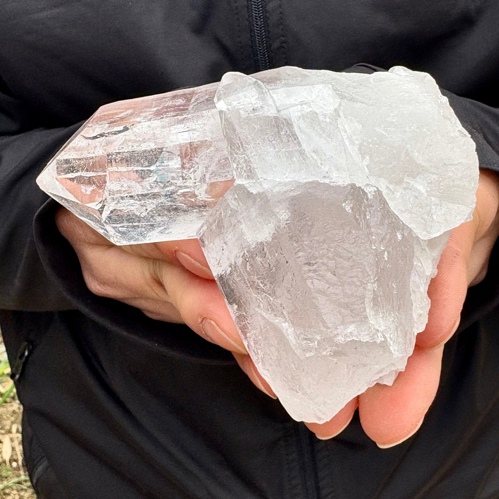 300G A+++Natural white Crystal Himalayan quartz chunk mineralsls