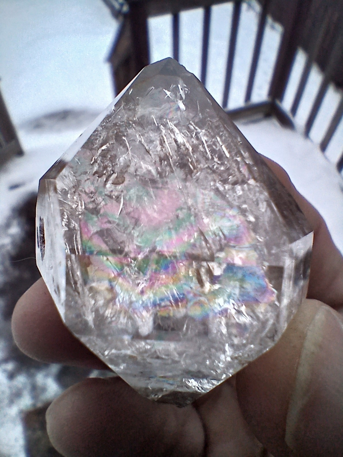 Large Herkimer 💎 Full Of 🌈s Miner Direct From NY ❤️